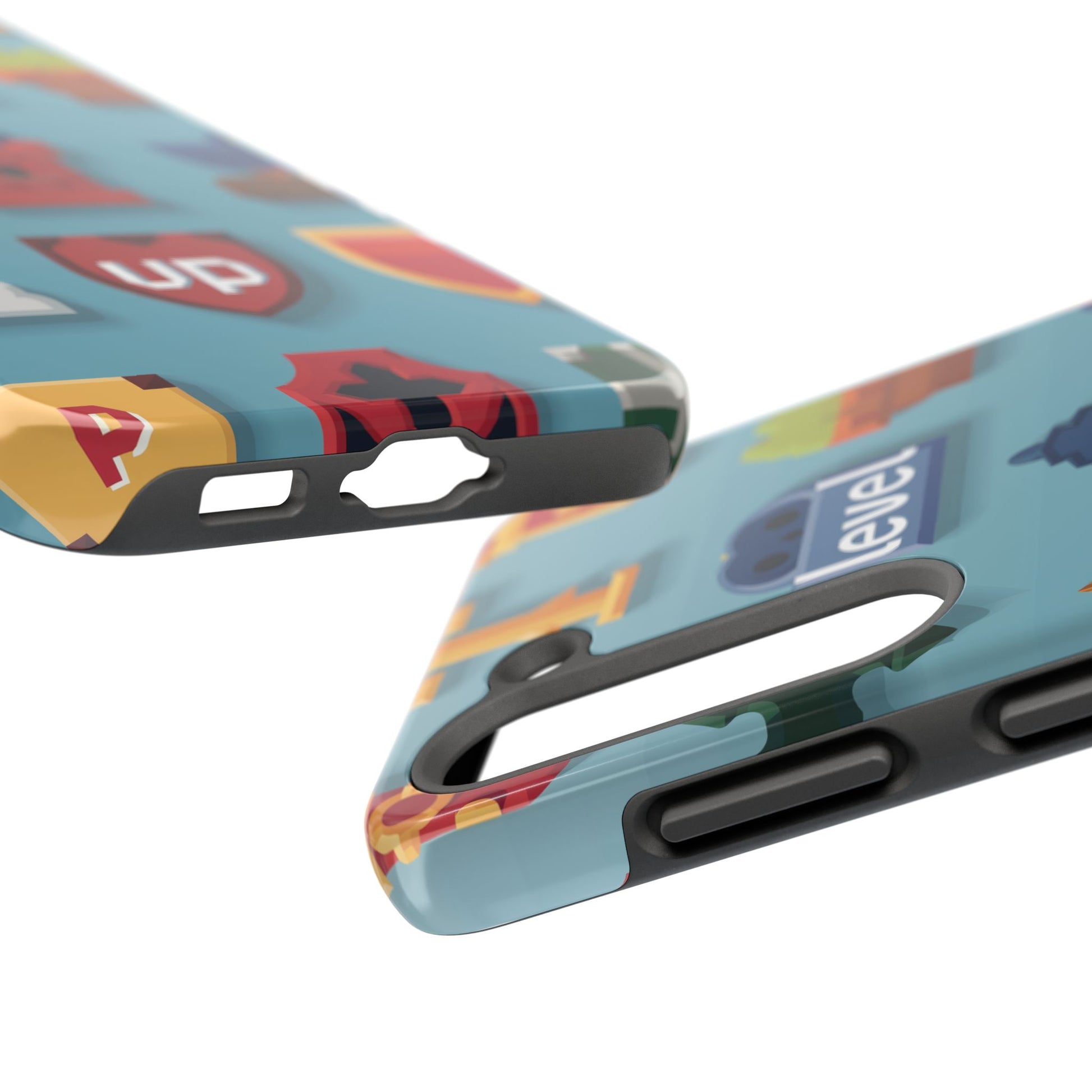 Pixel Art Video Game Level Up Phone Case, Retro Gaming Design, Geeky Gamer Phone Cover, Unique Video Game Art Accessories