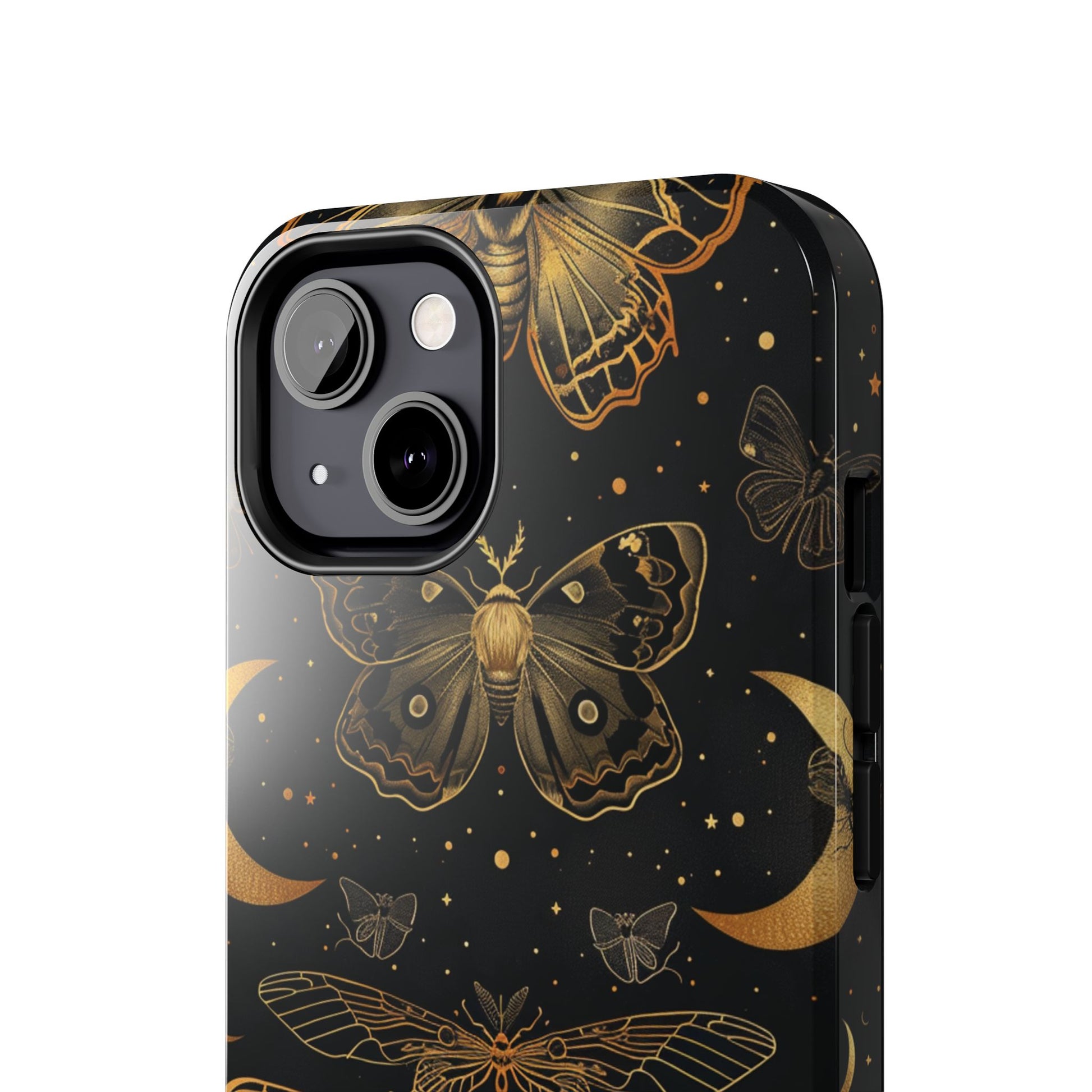 D Dark Academia Mystical Phone Case, Mystical Moth Phone Case, Vintage Magic Witchcraft iPhone Cover, Esoteric Nature Art, iPhone 15 Pro Max