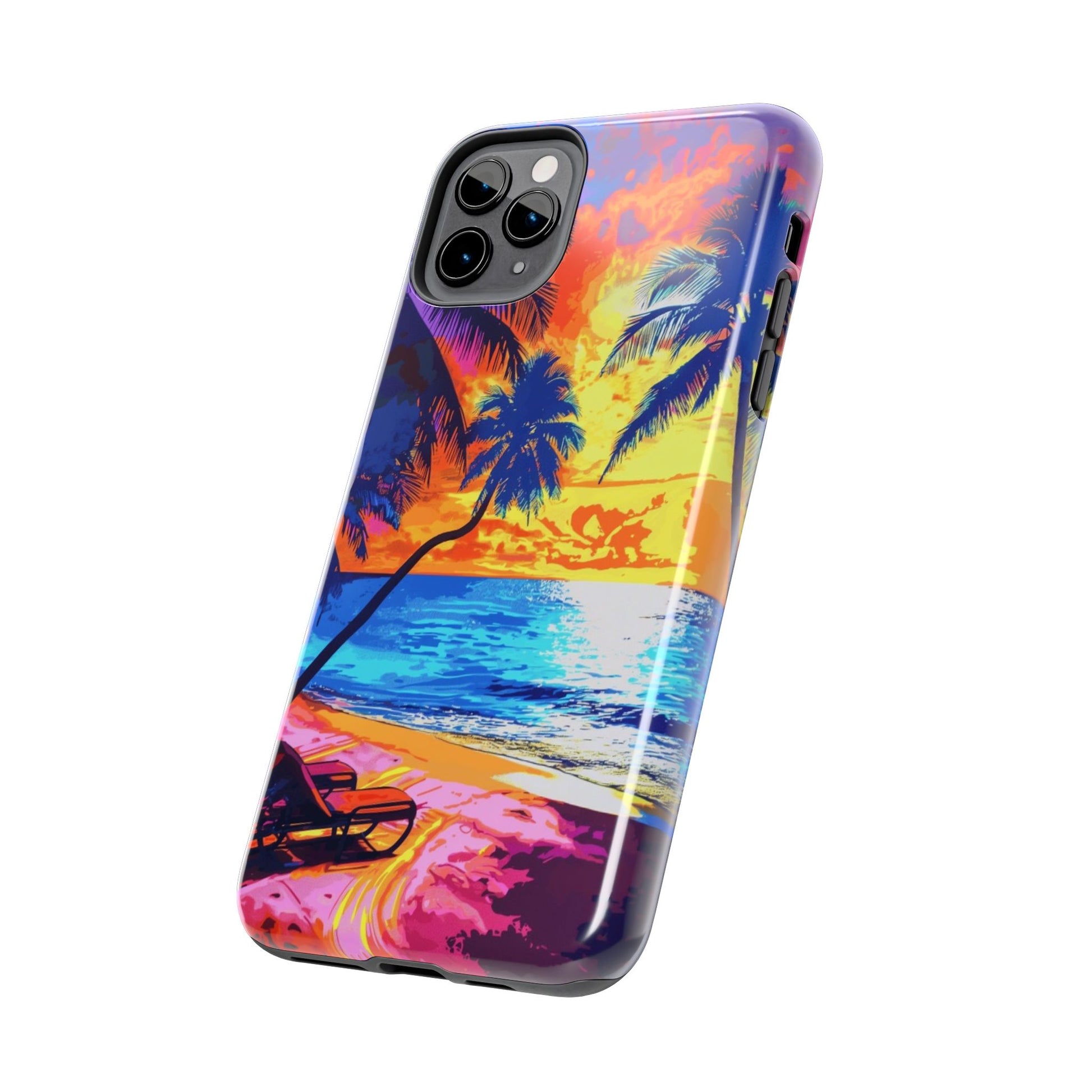 Sunset Bliss: Lisa Frank Style Phone Case