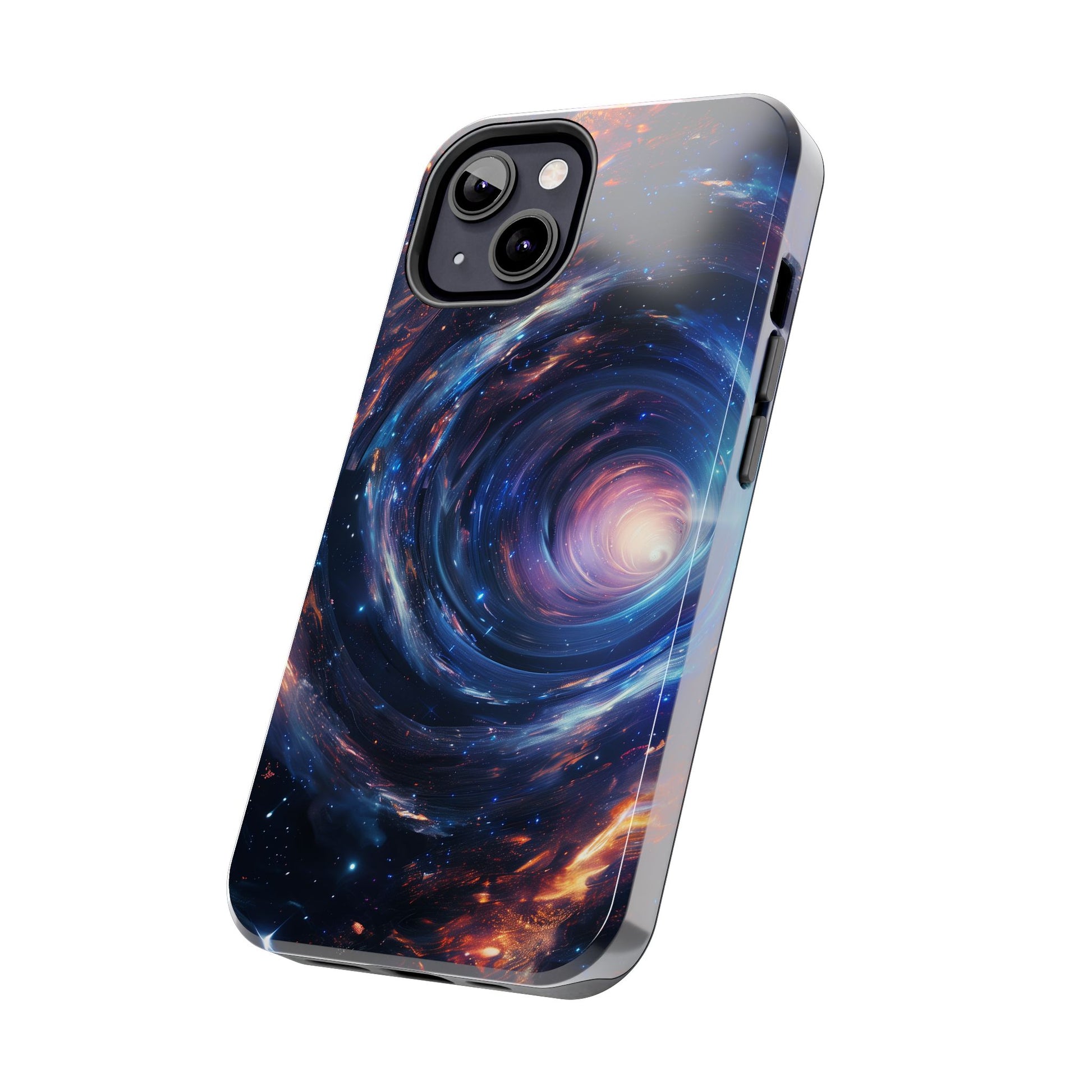 Dr Who inspired Phone Case - Space Wormholes Phone Case - Cosmic Galaxy Cover with Futuristic Wormhole Design - Sci-Fi Protective Case