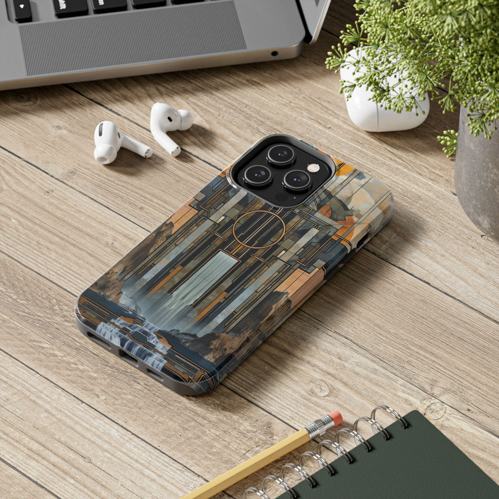 Falling Water Inspired Phone Case - Frank Lloyd Wright Design - Architectural Phone Cover - Unique Phone Accessory