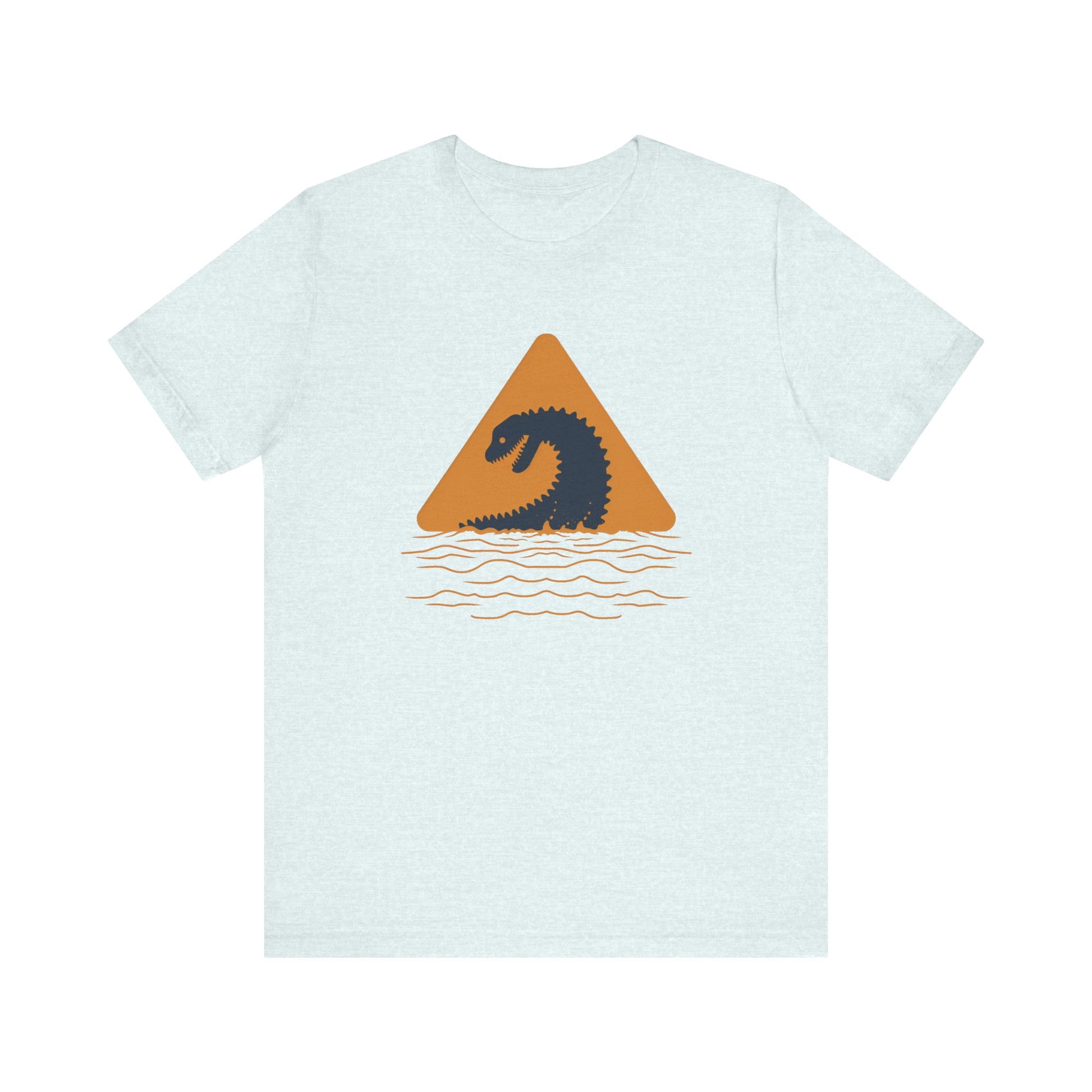 Cryptid Shirt Lake Monster Graphic Tee, Cryptid Crossing Sign, Ufo Alien Shirt, Cryptid Crossing Gift for Him, Ufo, Crypto Zoology Shirt