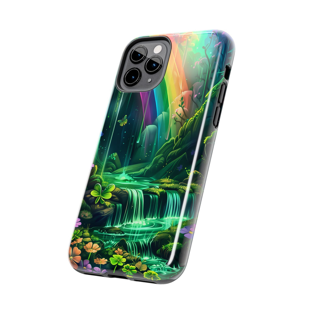 St. Patrick's Day Durable Phone Case, Lucky Phone Case Design, Durable Irish Luck Protective Cover, Holiday Gift Idea