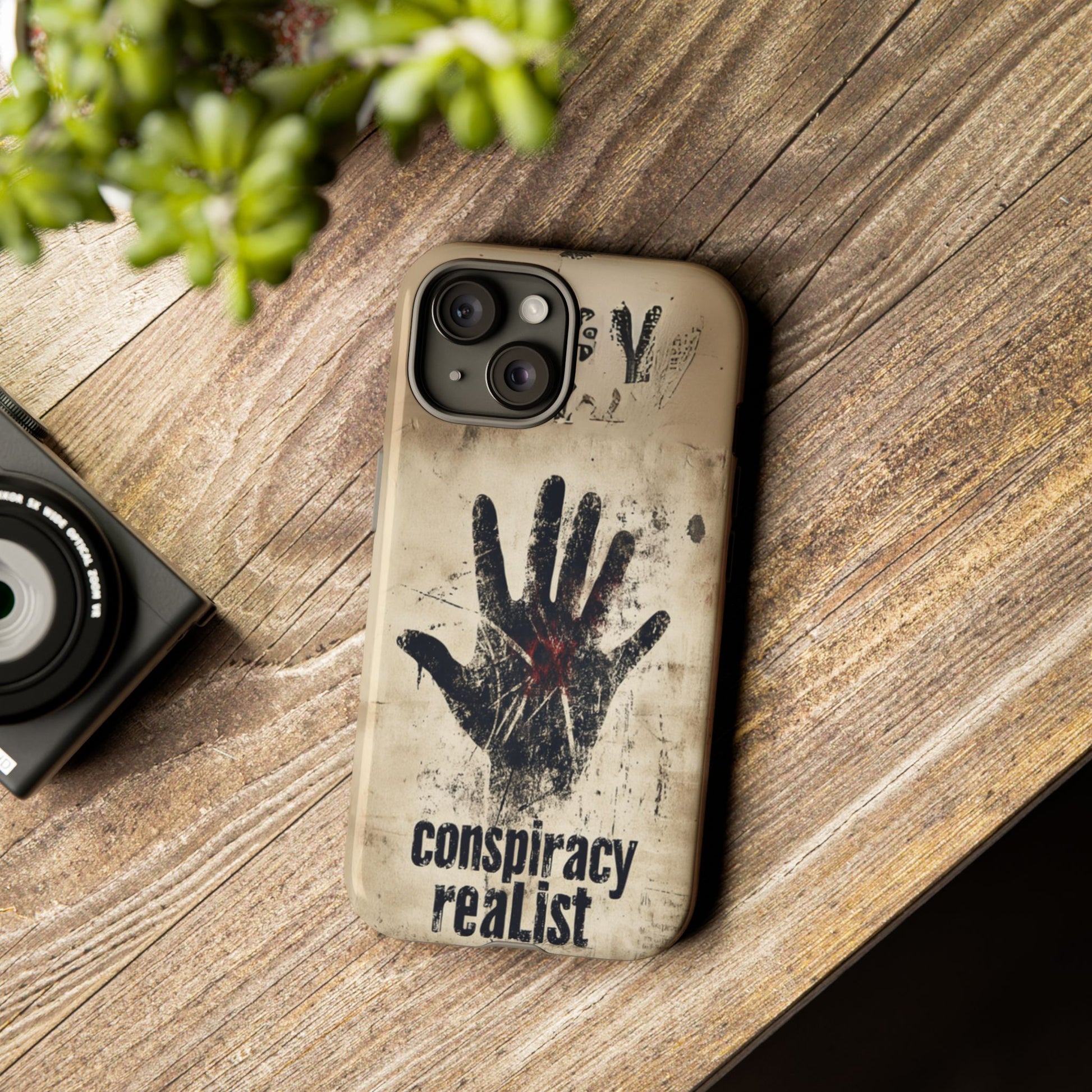 Conspiracy Theories Paranormal Mystery UFO X-Files Inspired Ghostly Hand Conspiracy Realist Cryptid iPhone 13 14 15 16 Pro Max Galaxy Pixel