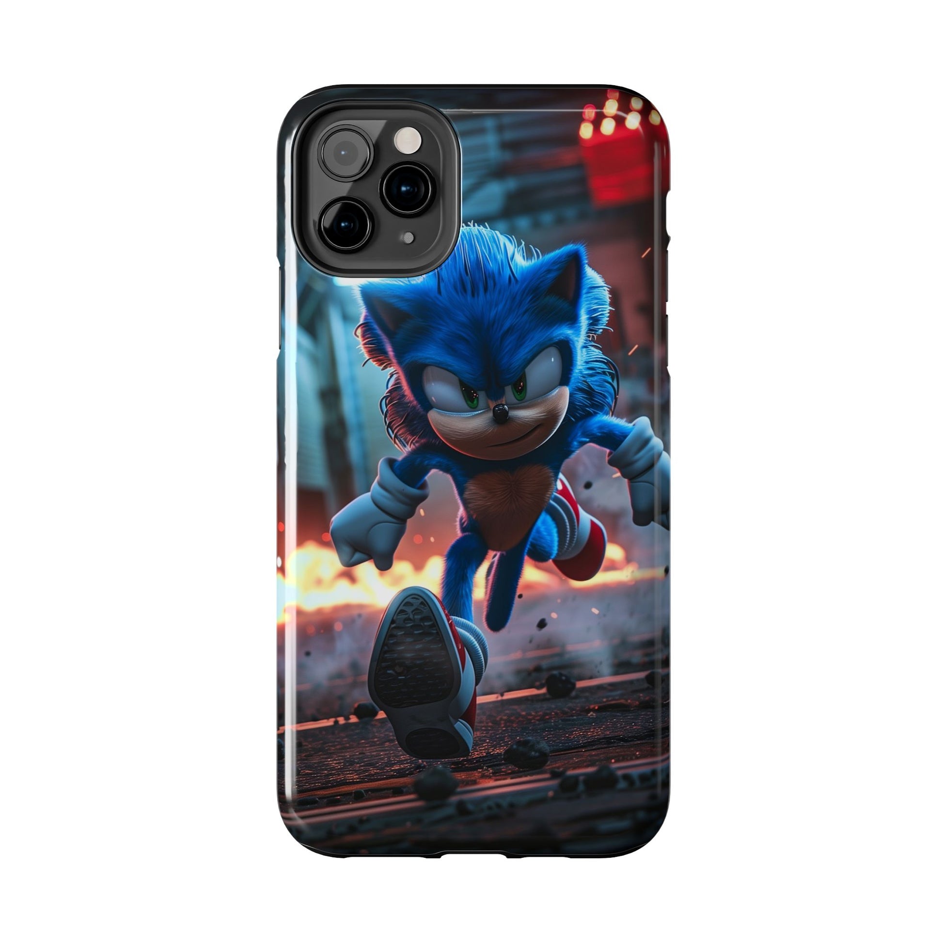 Durable Sonic Phone Case - Protective Sonic the Hedgehog Design - Tough Mobile Cover - Fun Video Game Phone Accessory