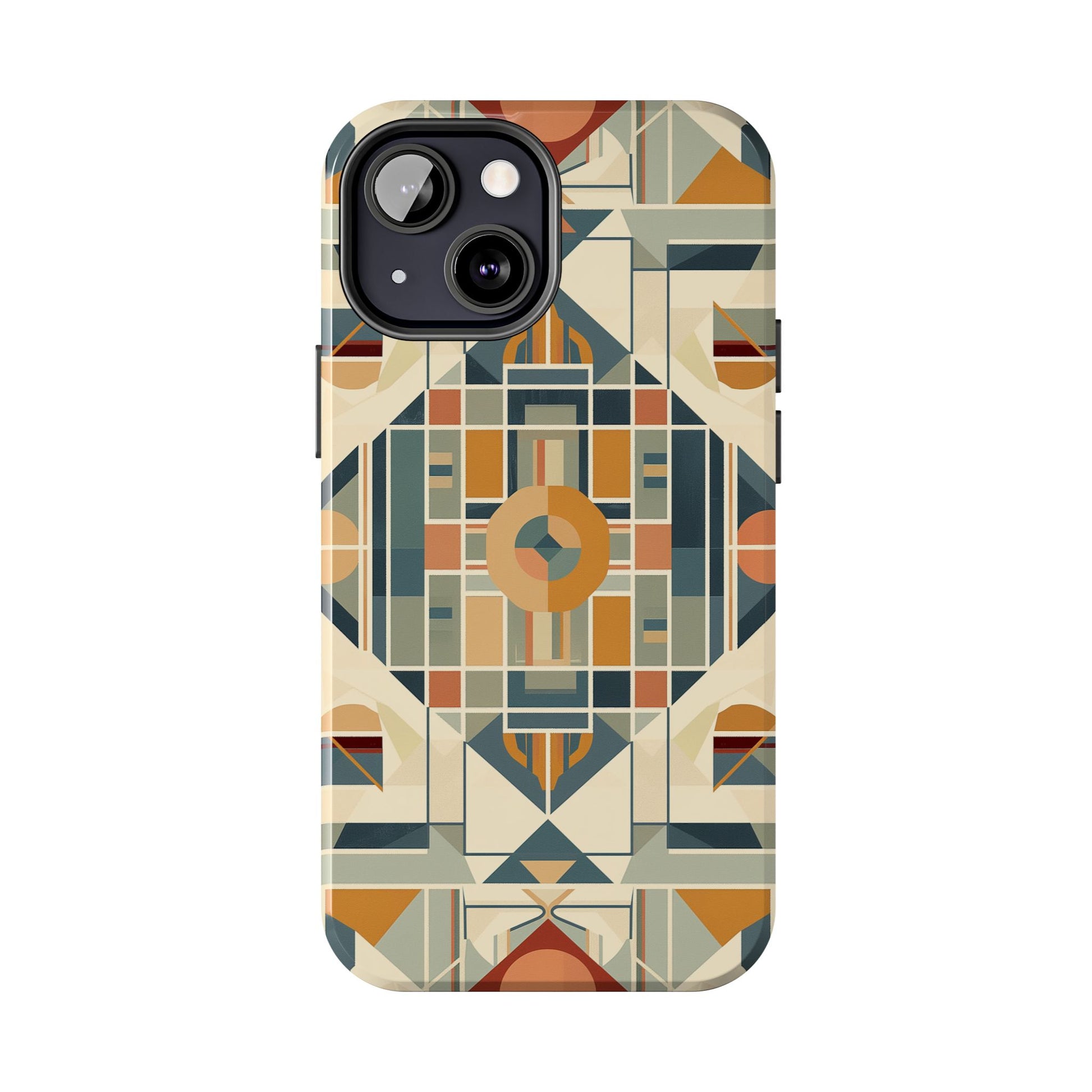 Diamond Frank Lloyd Wright Inspired Phone Case - Geometric Elegance for iPhone Models