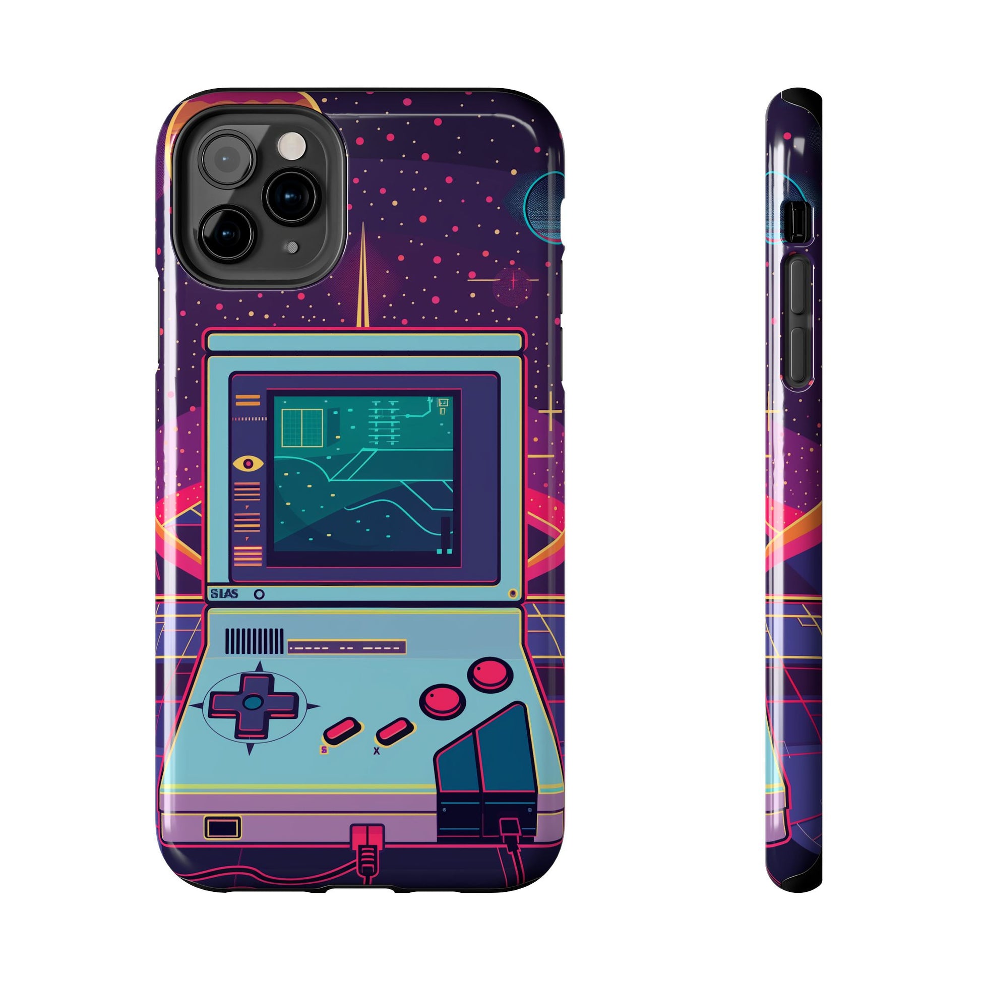 Durable iPhone Case with Alternative Universe Game Console Design - Protective Phone Cover - Fun and Sturdy Gaming Accessory - Gamer Gift
