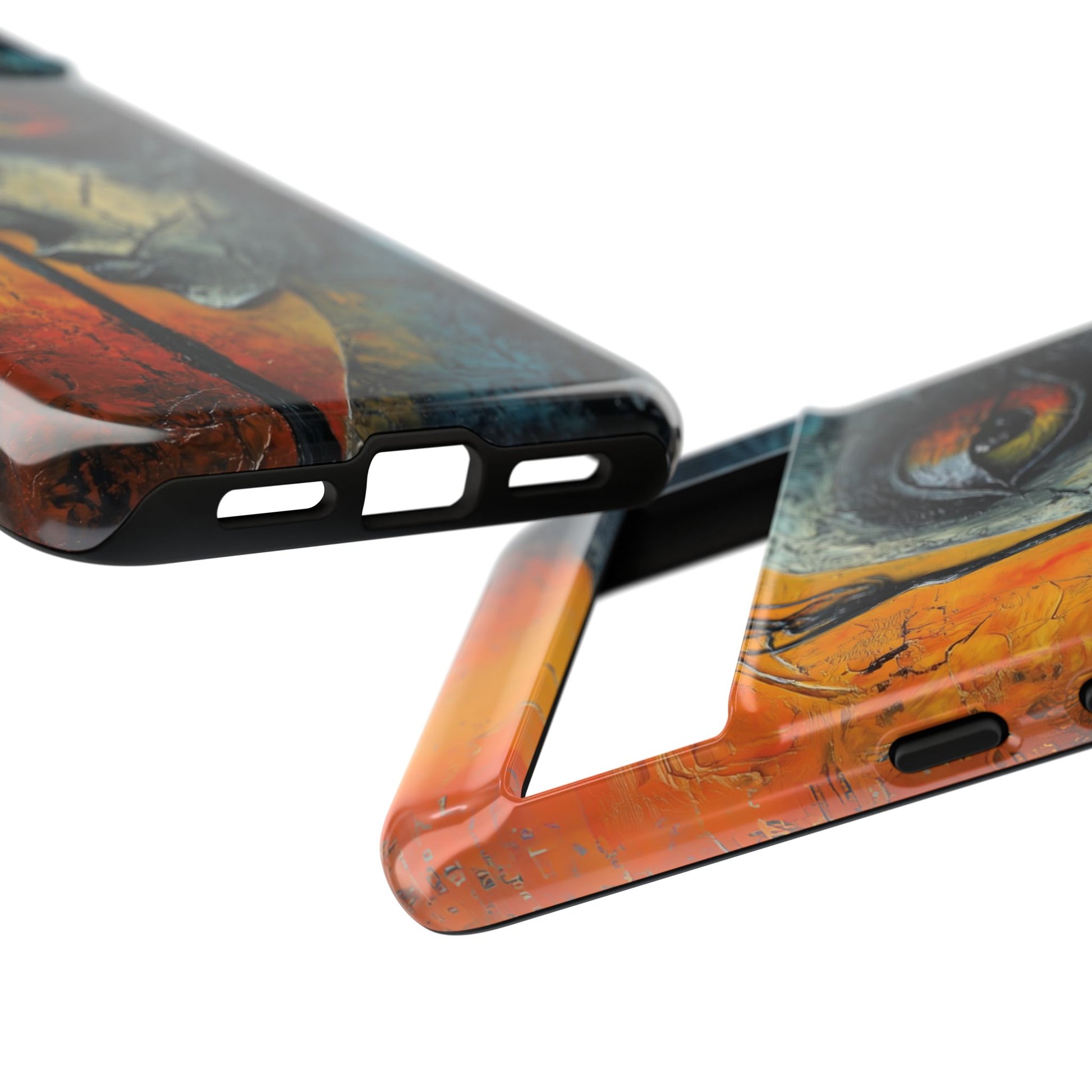 Surrealist Art Phone Case Salvador Dali Style Face Tough Case Unique Artistic 3D Textured Look Surrealism Gift Art iPhone 13 14 15 16