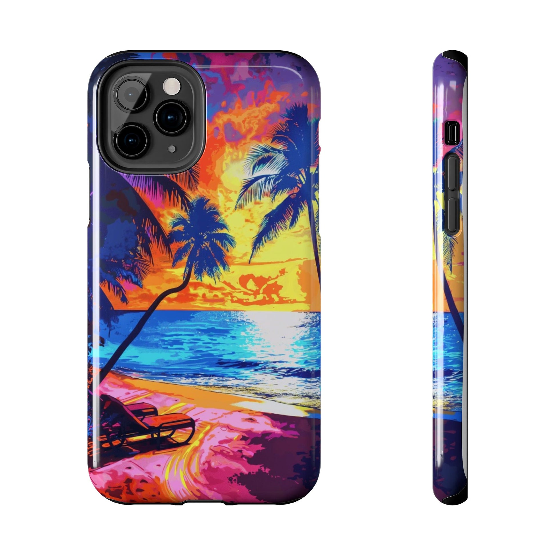Sunset Bliss: Lisa Frank Style Phone Case