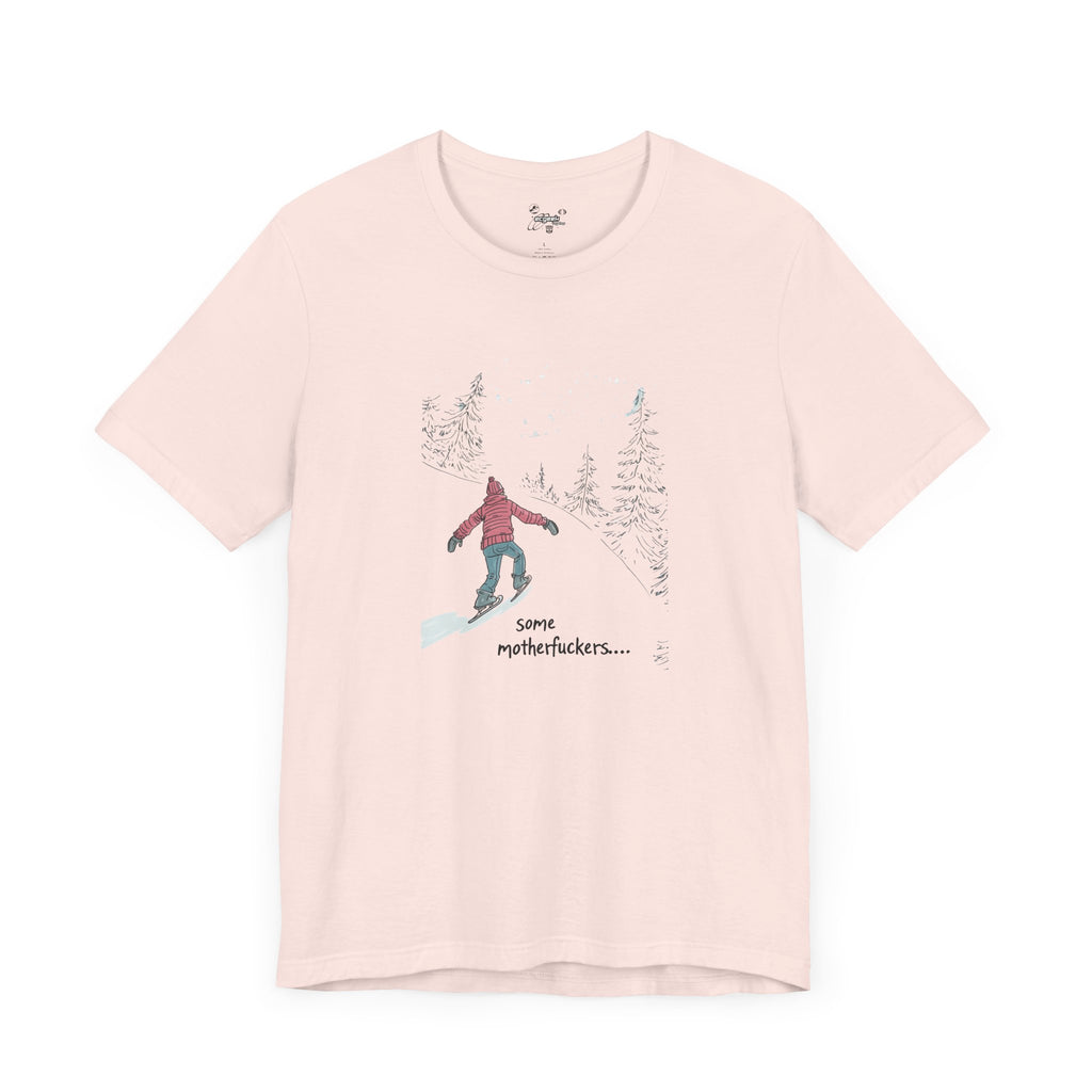 Ice Skating Uphill Geek Positivity Tshirt Nerdy Shirt Tee, Inspirational Quotes Gift for Geeks Movie Tshirt, Positivity Tshirt