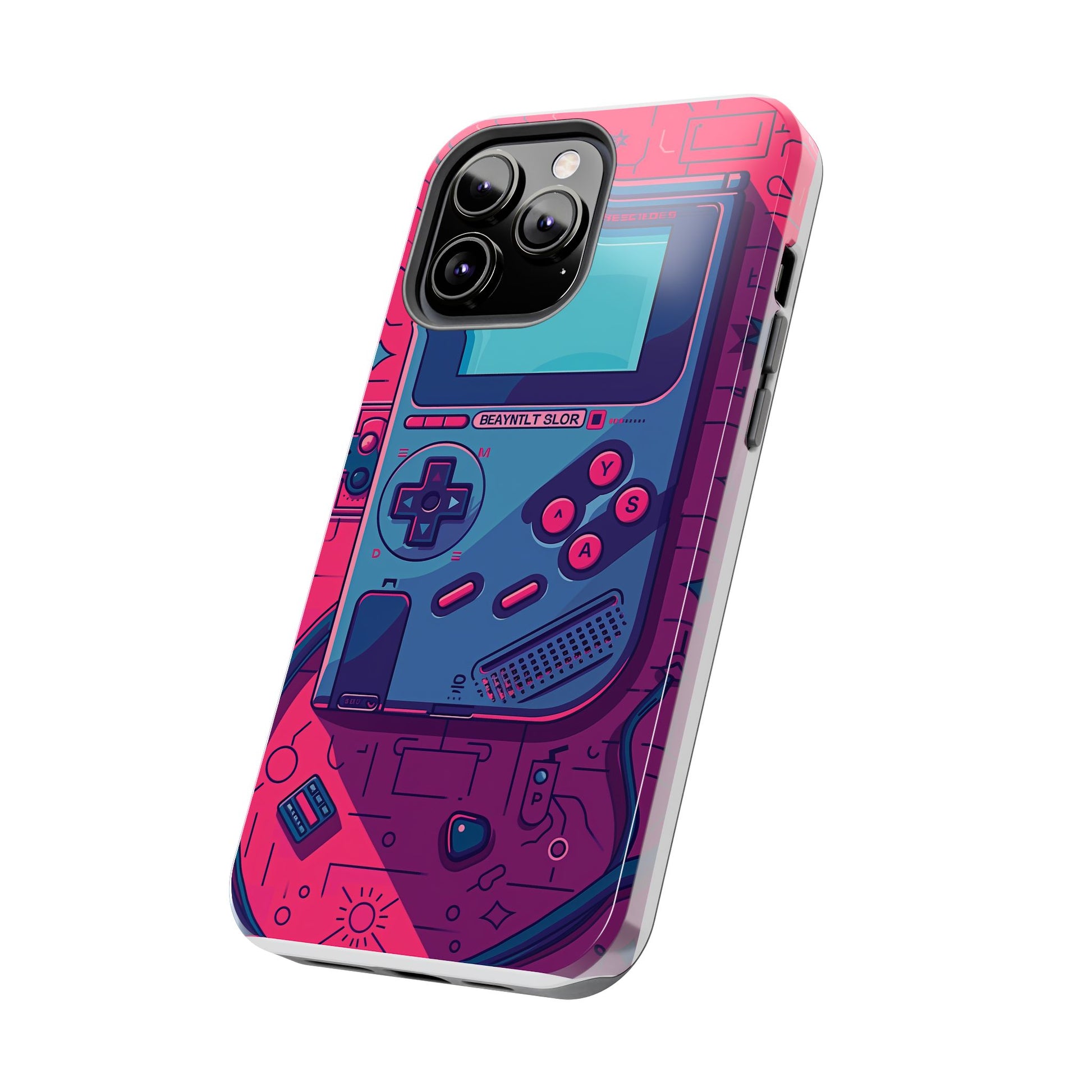 Durable iPhone Case with Alternative Universe Game Console Design - Protective Phone Cover - Fun and Sturdy Gaming Accessory - Gamer Gift