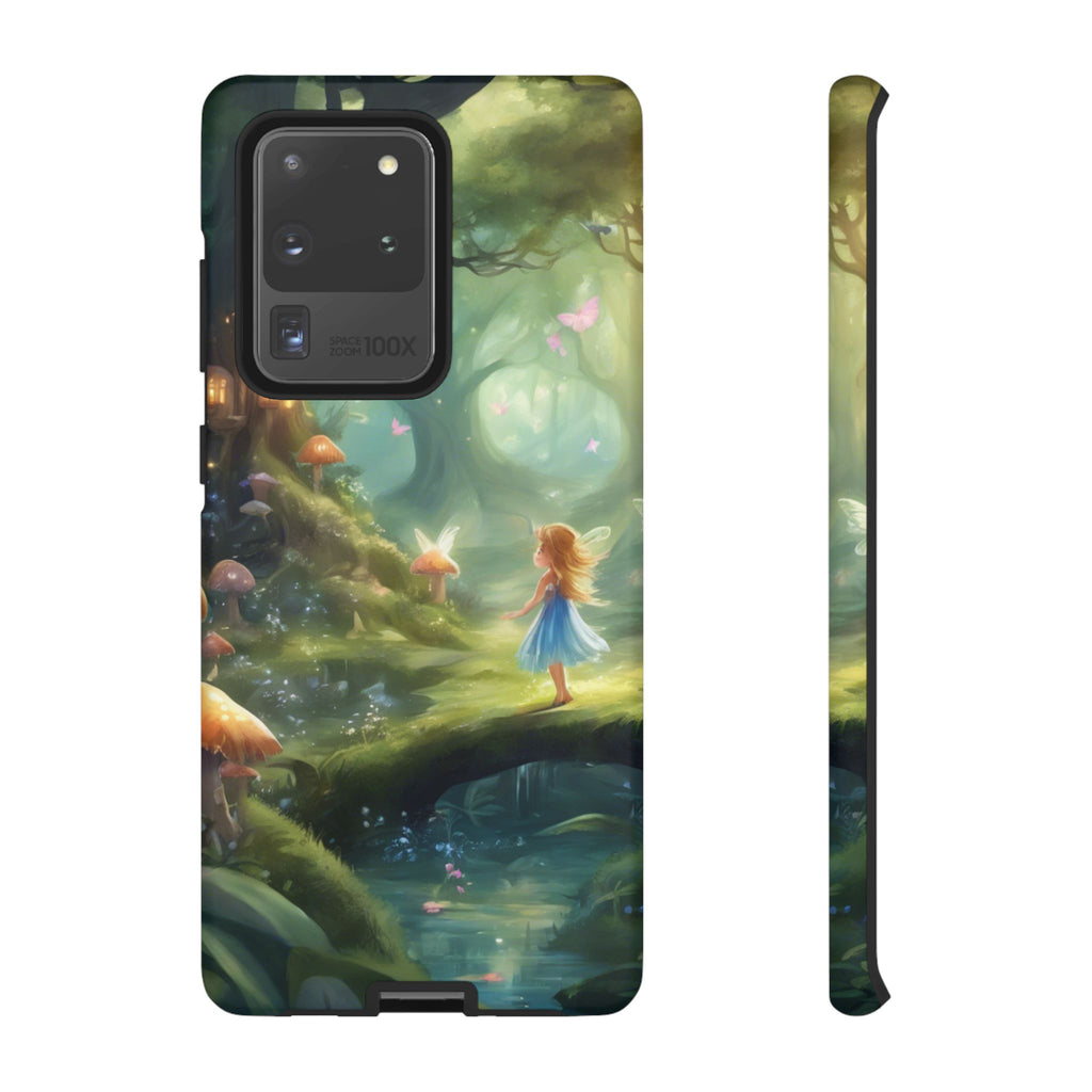 Enchanting Fairy Forest Phone Case Fae Trees Legend Garden Fern Gulley ACOTAR Magic Fantasy Dragons iPhone 13 14 15 16 Pro Max Samsung Pixel