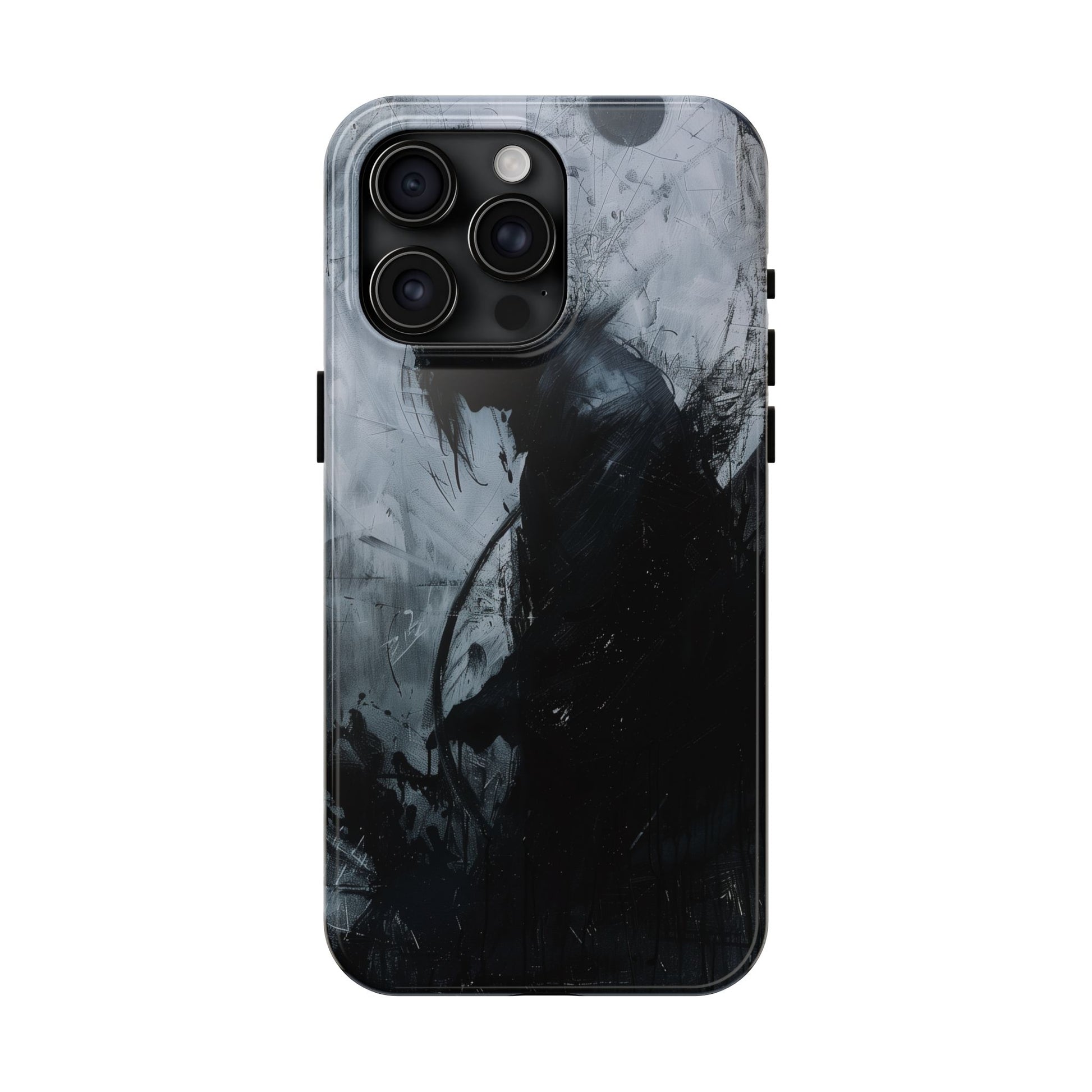 Gothic Art Phone Case Silhouette, Sandman Phone Case, Moon and Tarot Phone Case, Halloween Spooky Season, Dark Academia iPhone 15 Pro Max