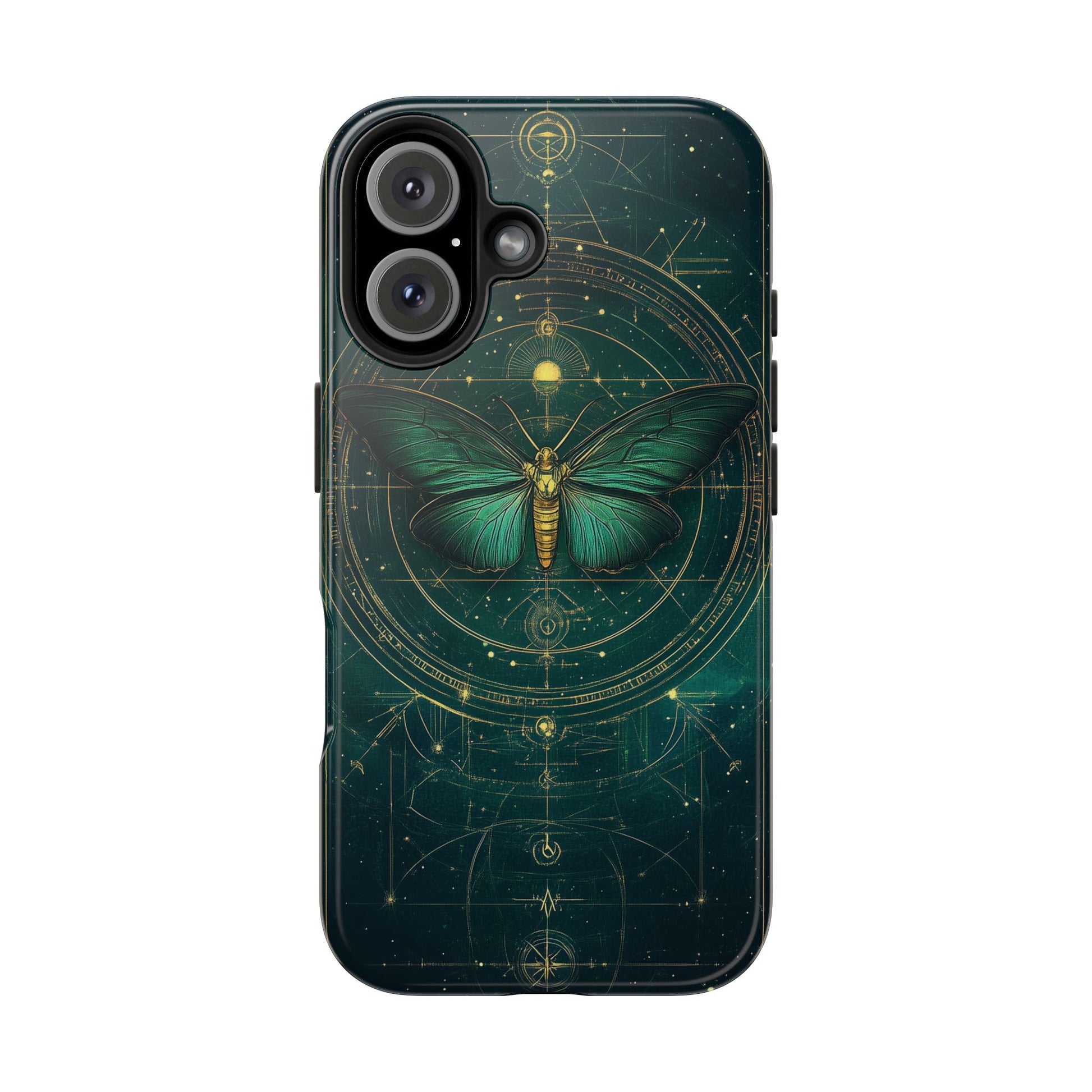Celestial Dark Academia Phone Case, Magical Moth Vintage  Witchcraft iPhone Cover, Esoteric Nature Art, iPhone 15 Pro Max, iPhone 14 Pro