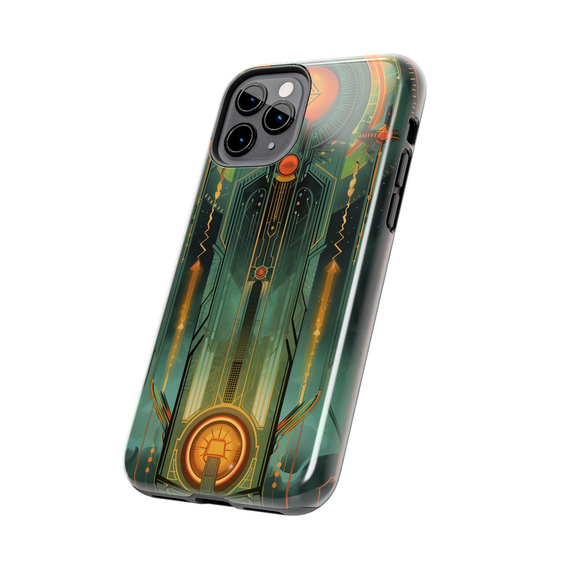 Art Deco Phone Case, Architecture Phone Case, Durable iPhone Case, Gift for Architect, iPhone 14 Case, Art Deco Building Phone Case