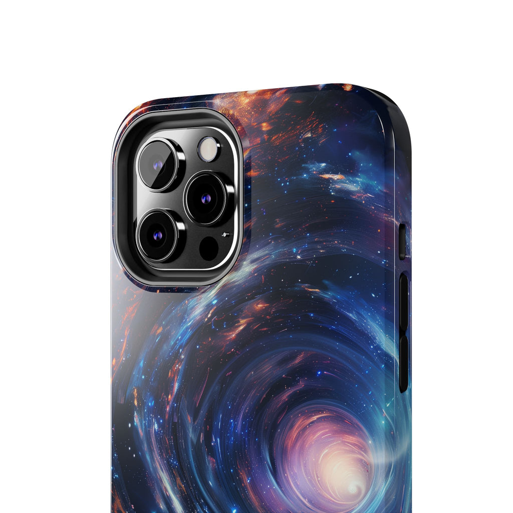 Dr Who inspired Phone Case - Space Wormholes Phone Case - Cosmic Galaxy Cover with Futuristic Wormhole Design - Sci-Fi Protective Case