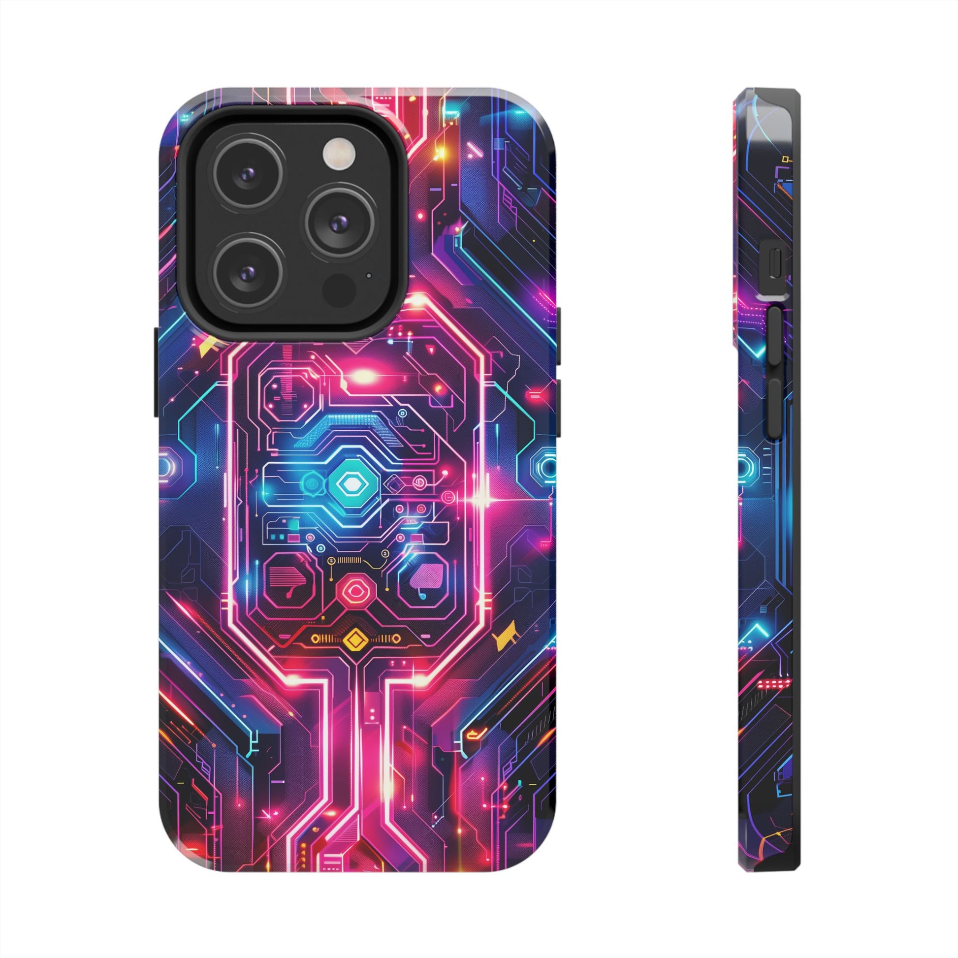 Circuit Board Phone Case, Futuristic Circuit Phone Case, High-Tech Gift for Him, Custom Sci-Fi Phone Case, iphone 15 pro max