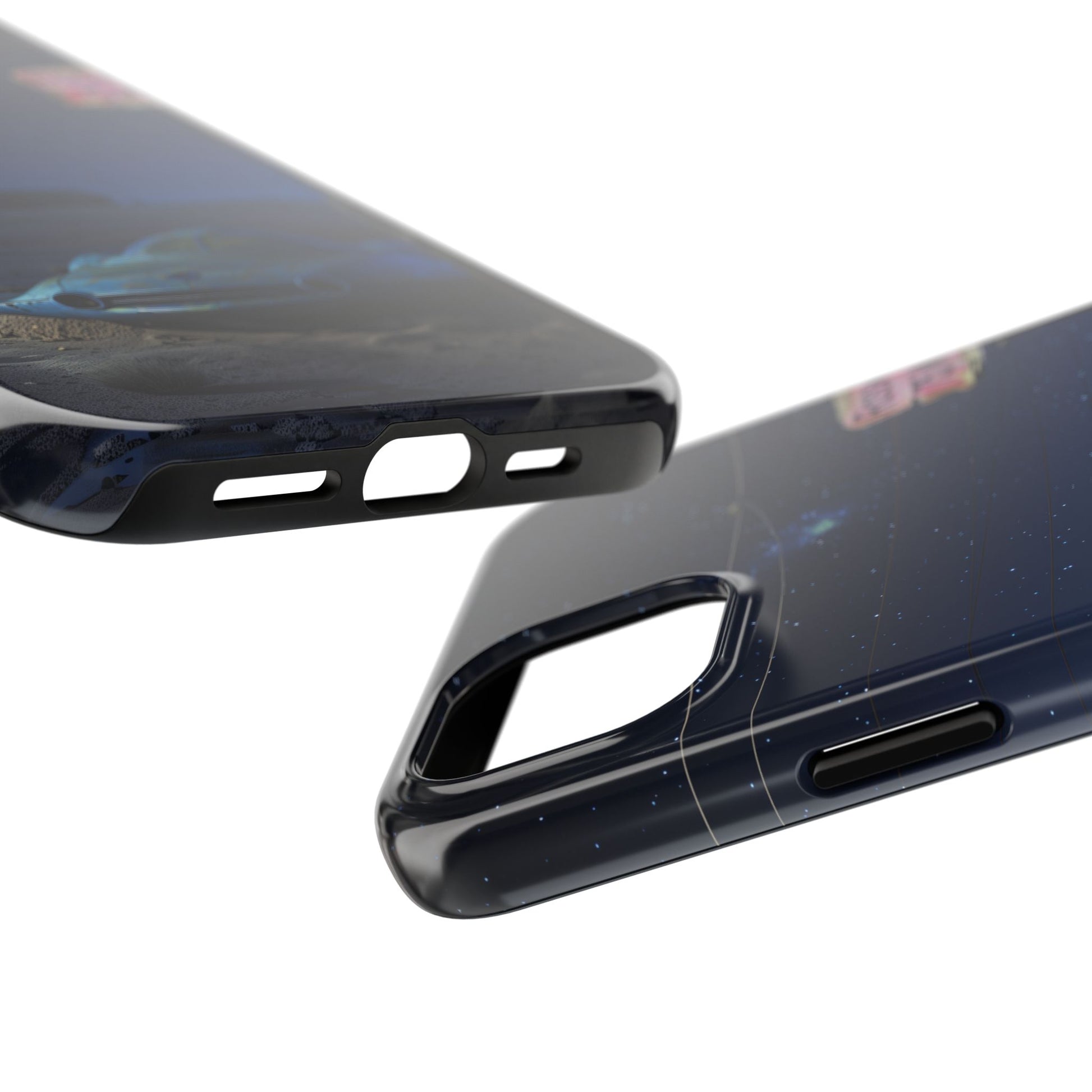 UFO Phone Case, Tough iPhone Case, Roswell UFO Crash Phone Case, Alien Invasion Design, Extraterrestrial iPhone Cover, Unique Sci-Fi Gift