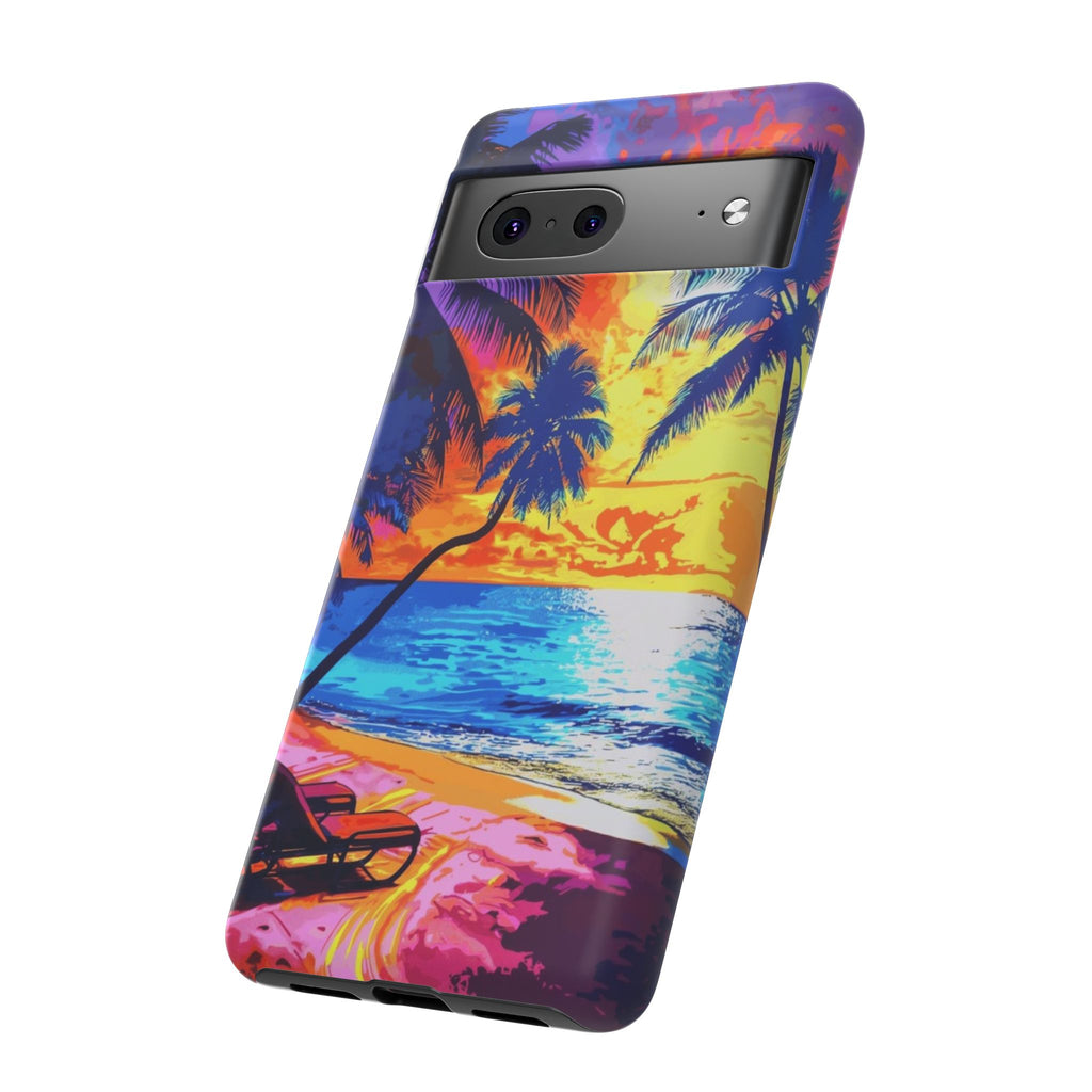 Sunset Bliss: Lisa Frank Style Android Phone Case