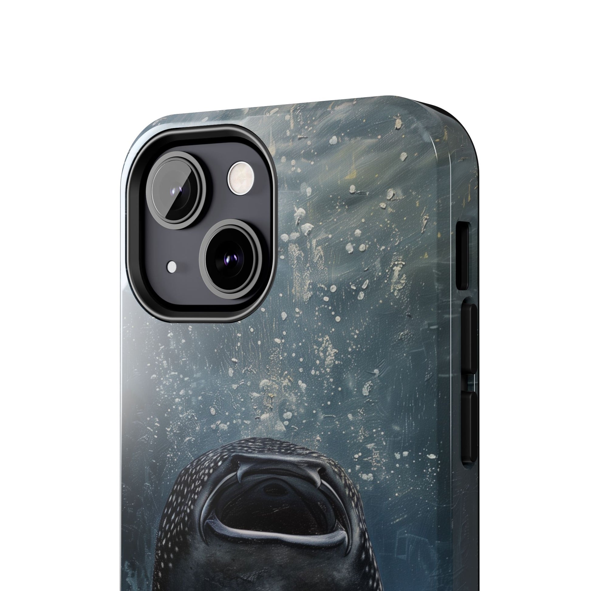 Rising Majesty: Whale Shark Feeding Tough Phone Case