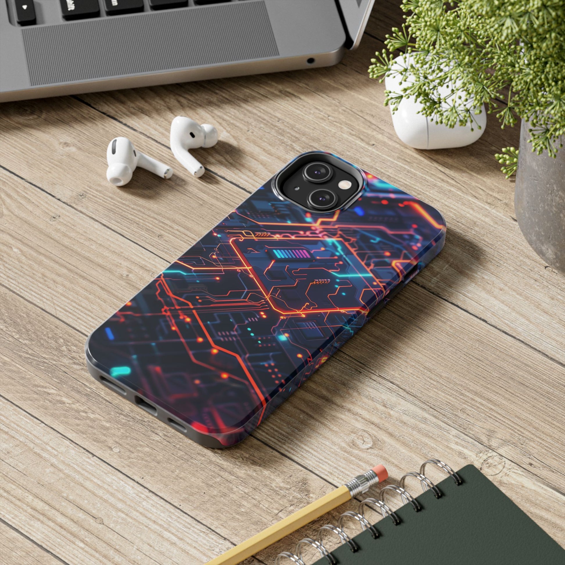 Circuit Board Phone Case, Futuristic Circuit Phone Case, High-Tech Gift, Custom Sci-Fi Phone Case, iphone 15 pro max