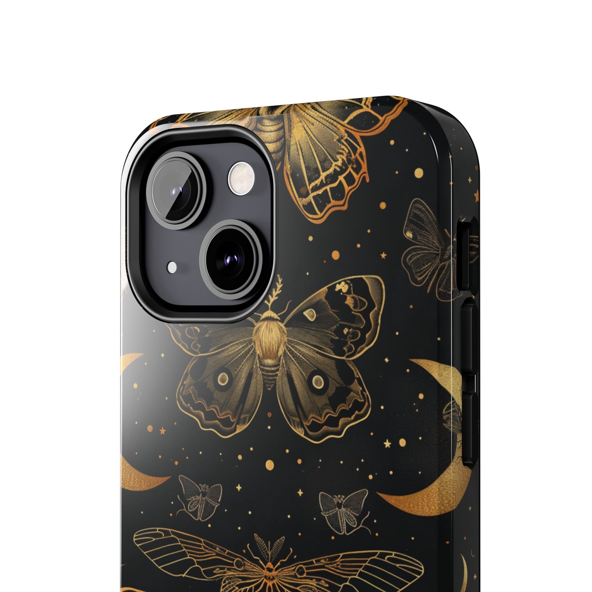 D Dark Academia Mystical Phone Case, Mystical Moth Phone Case, Vintage Magic Witchcraft iPhone Cover, Esoteric Nature Art, iPhone 15 Pro Max