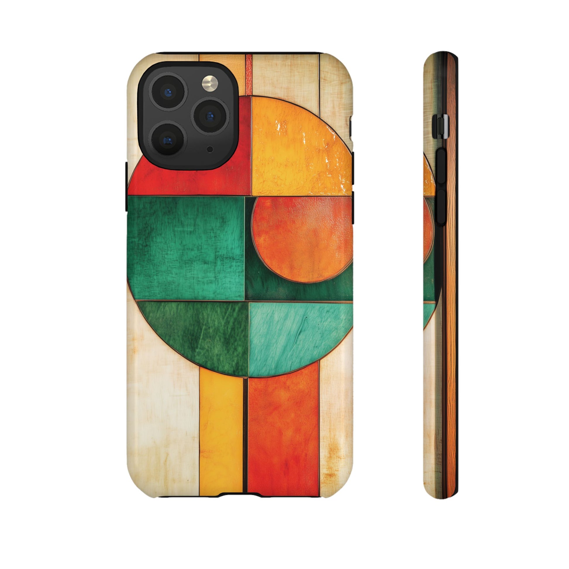 Circles Frank Lloyd Wright Usonian Prairie Phone Case Geometric Stained Glass Art Deco Marble Gold 13 14 15 16 iPhone Pro Max Galaxy Pixel