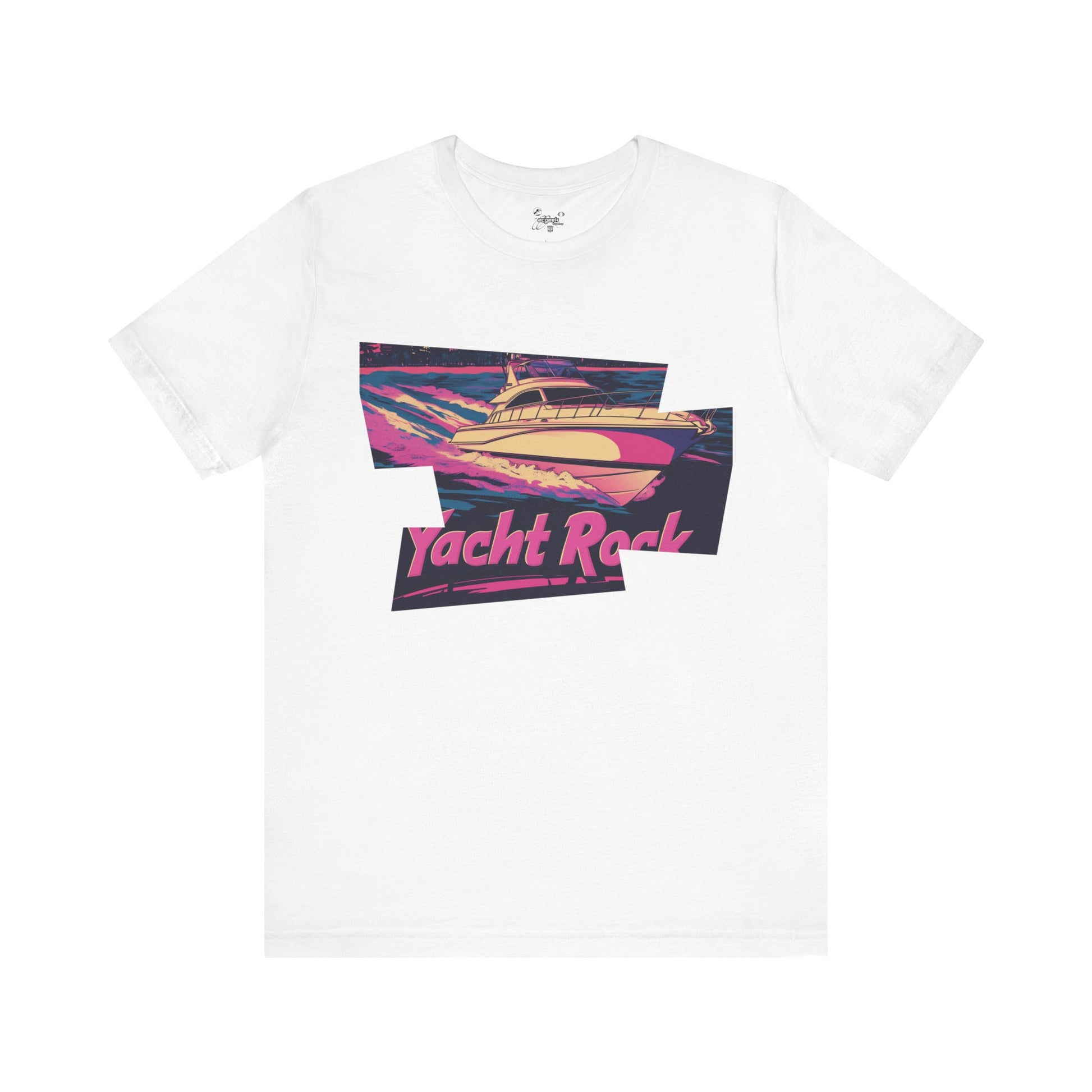Yacht Rock T-Shirt Tshirt Nautical Graphic Tee 80s Miami Vice Boating Shirt Yacht Lover Gift Nostalgic South Beach Retro Motif Style Funny