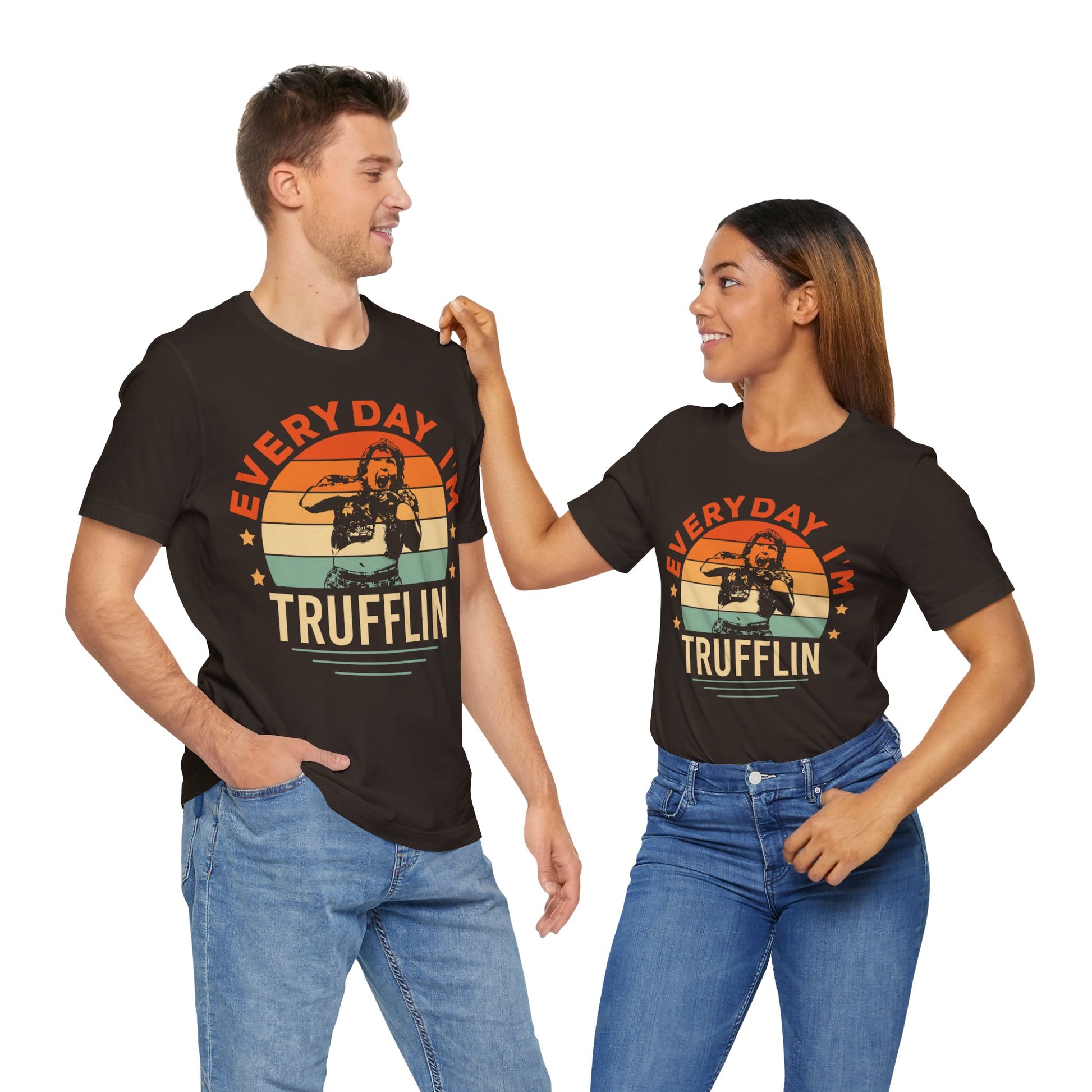 Everyday I’m Trufflin Goonies Inspired Retro Tee
