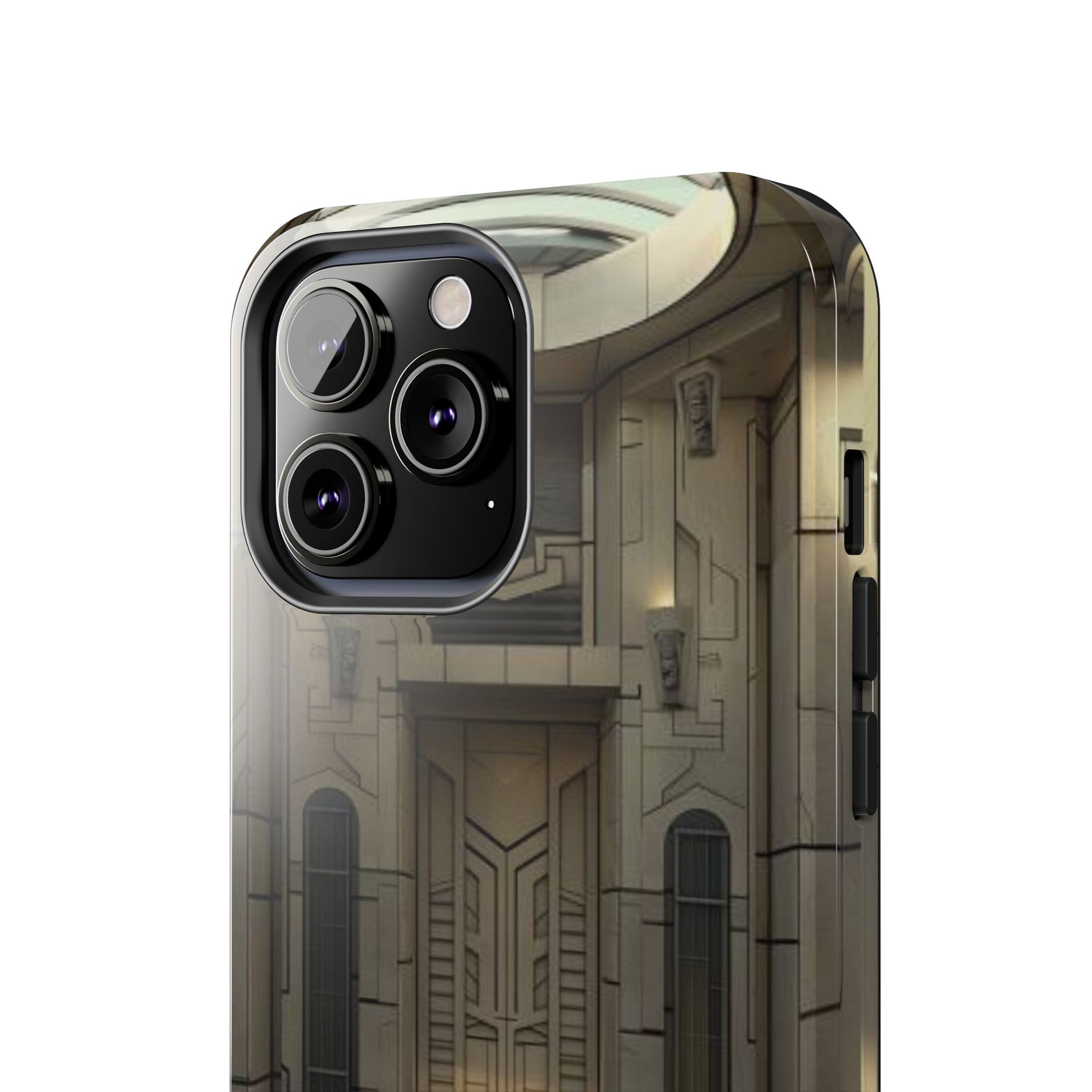 Durable Phone Case - Frank Lloyd Wright Style Room - Tough Architectural Design iPhone/Android Cover - Unique Art Deco Protection Accessory