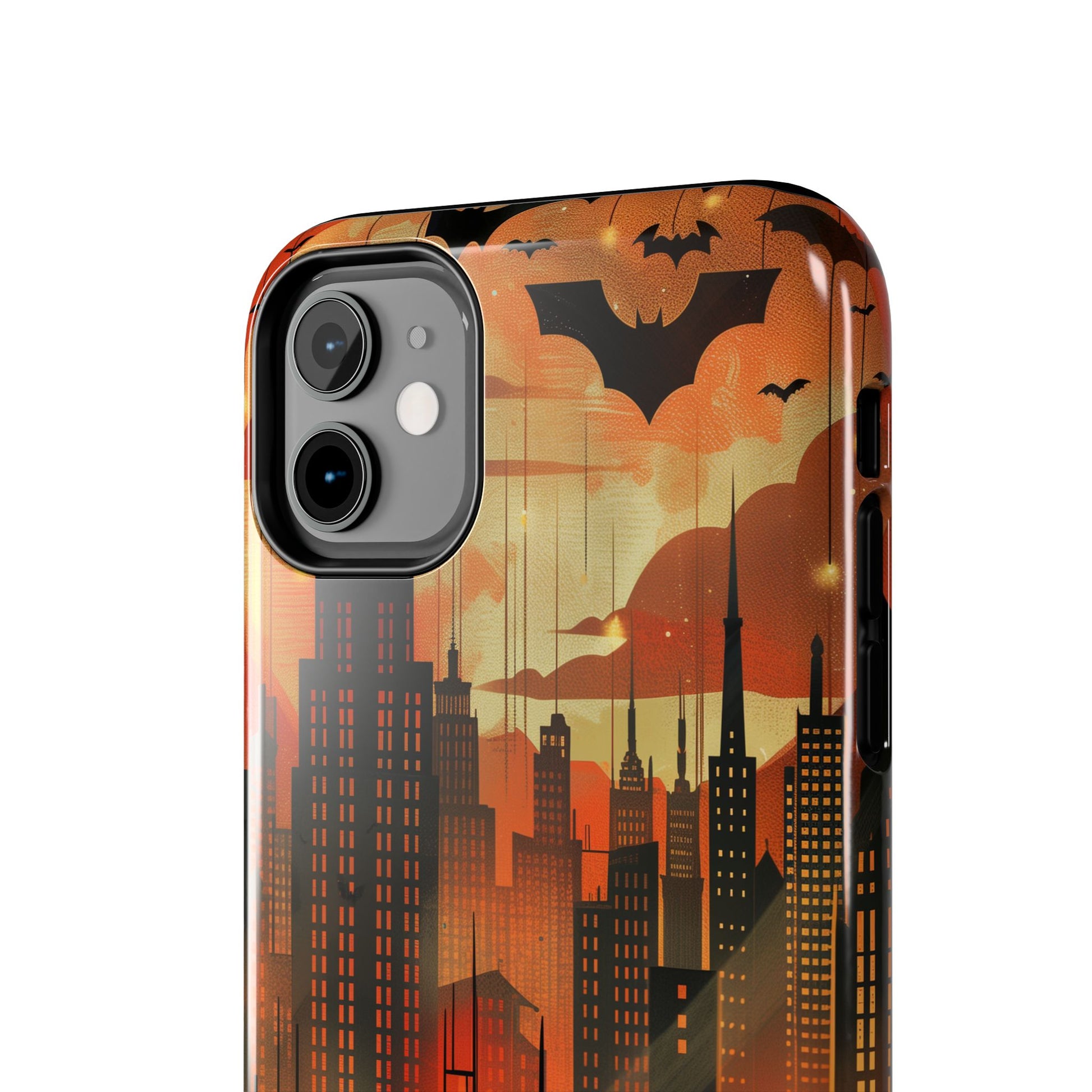 Batman Inspired Phone Case - Gotham Art Deco Style - Comic Book Hero Phone Cover - Unique Superhero Accessory