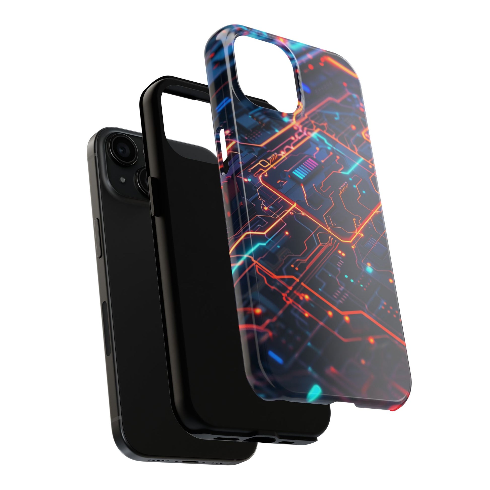 Circuit Board Phone Case, Futuristic Circuit Phone Case, High-Tech Gift, Custom Sci-Fi Phone Case, iphone 15 pro max
