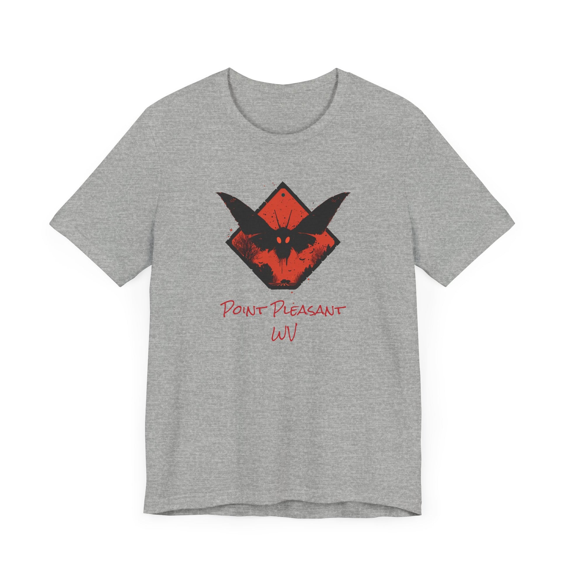 Cryptid Shirt Mothman Graphic Tee, Cryptid Crossing Sign, Ufo Alien Shirt, Cryptid Crossing Gift for Him, Ufo Research, Crypto Zoology Shirt
