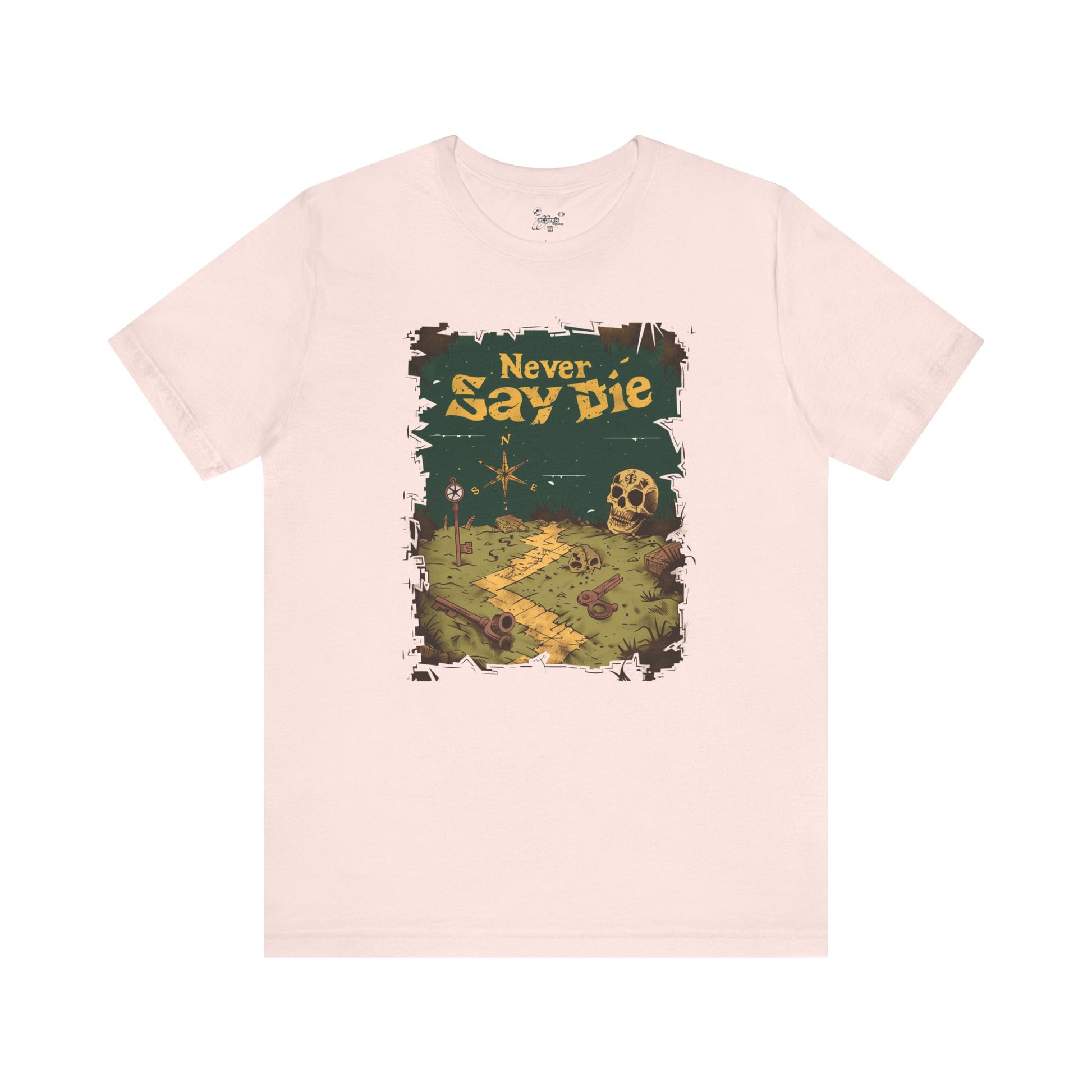 The Goonies Inspired Never Say Die Treasure Hunt Shirt Pirate Map Graphic Tee Retro Movie Shirt 80s Movie Lovers