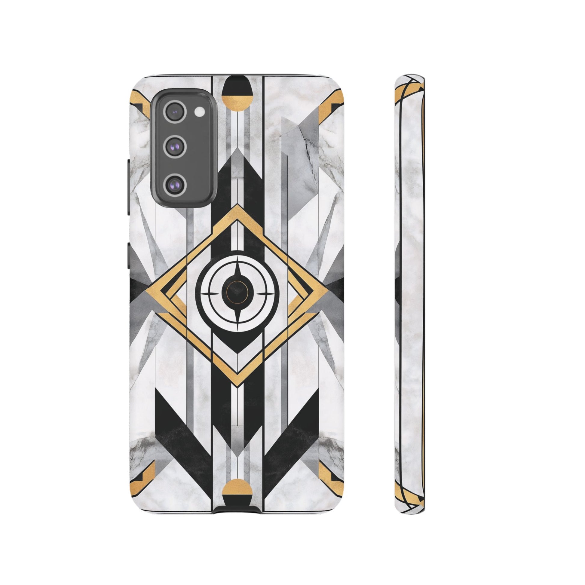 Frank Lloyd Wright Inspired White Phone Case Geometric Stained Glass Art Deco Great Gatsby 13 14 15 16 iPhone Pro Max Galaxy Pixel