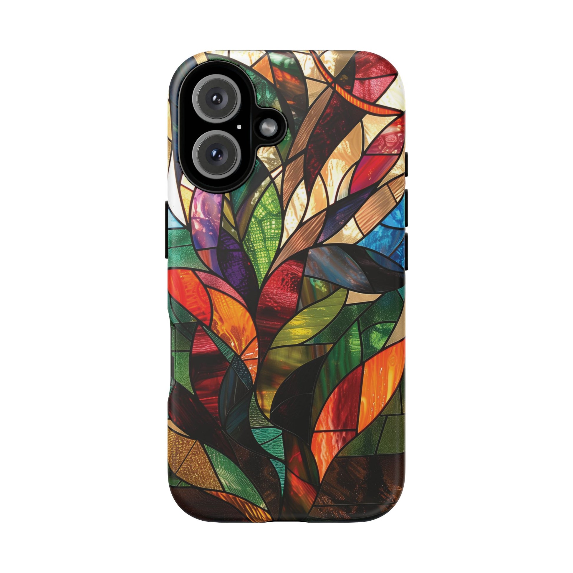 Frank Lloyd Wright Inspired Stained Glass Phone Case Mid Mod Geometric Artistic Architectural Design Art Deco iphone 13 14 15 16 Pro Max