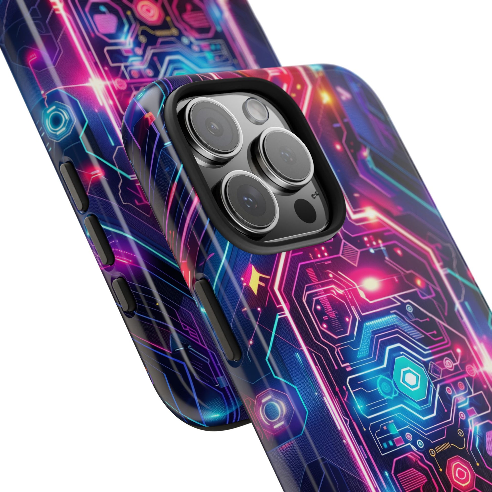 Circuit Board Phone Case, Futuristic Circuit Phone Case, High-Tech Gift for Him, Custom Sci-Fi Phone Case, iphone 15 pro max