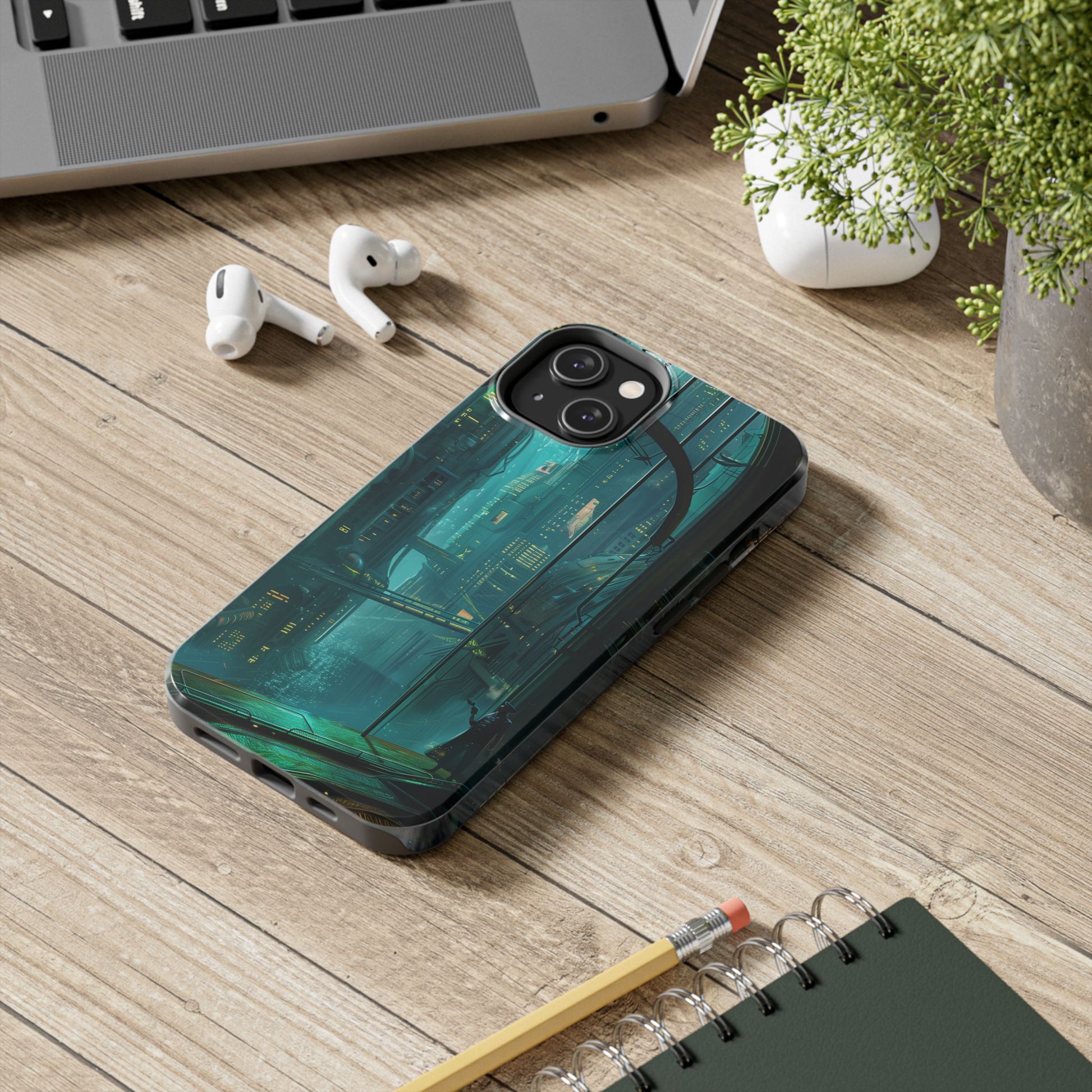 BioShock Inspired Phone Case - Underwater Art Deco City - Gaming Phone Cover - Unique Video Game Accessory