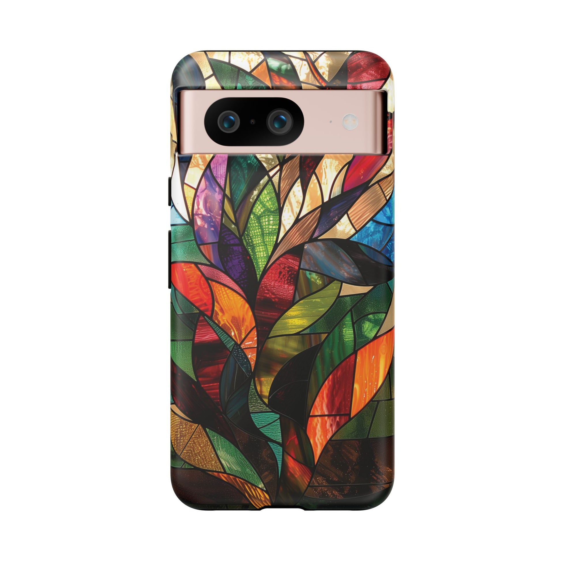 Frank Lloyd Wright Inspired Stained Glass Phone Case Mid Mod Geometric Artistic Architectural Design Art Deco iphone 13 14 15 16 Pro Max