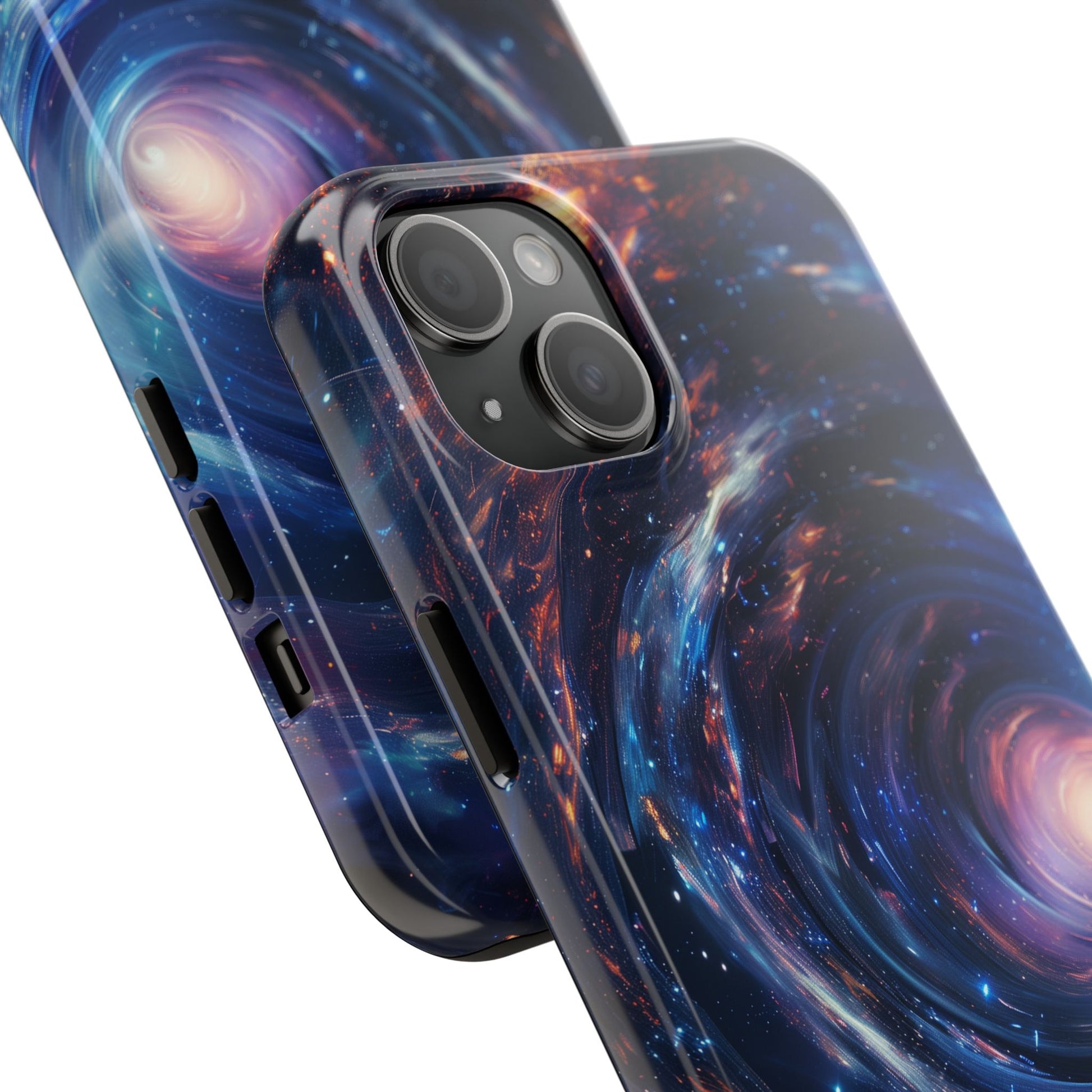 Dr Who inspired Phone Case - Space Wormholes Phone Case - Cosmic Galaxy Cover with Futuristic Wormhole Design - Sci-Fi Protective Case