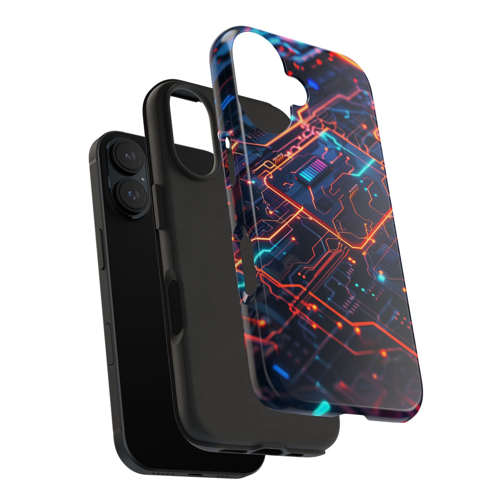 Circuit Board Phone Case, Futuristic Circuit Phone Case, High-Tech Gift, Custom Sci-Fi Phone Case, iphone 15 pro max