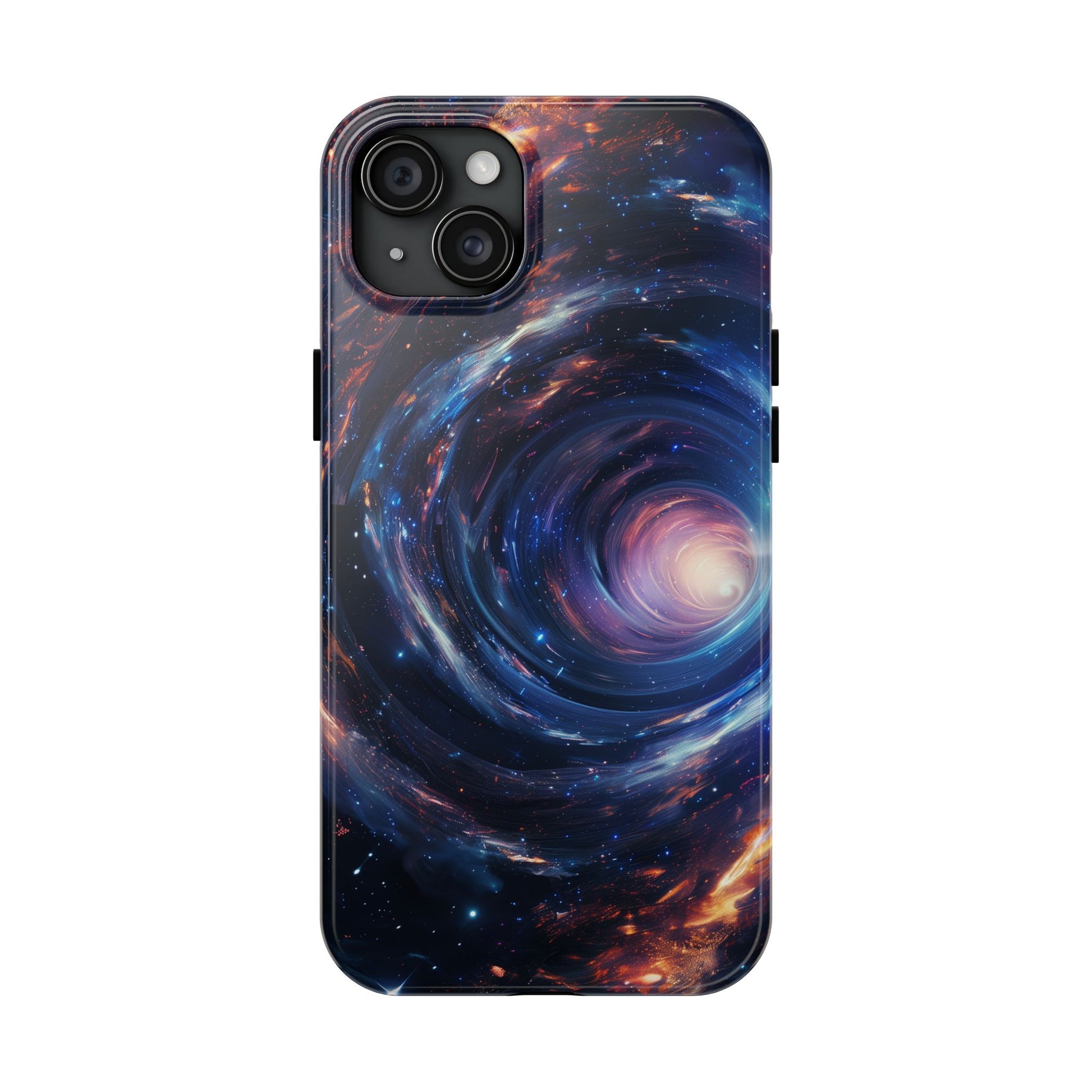 Dr Who inspired Phone Case - Space Wormholes Phone Case - Cosmic Galaxy Cover with Futuristic Wormhole Design - Sci-Fi Protective Case