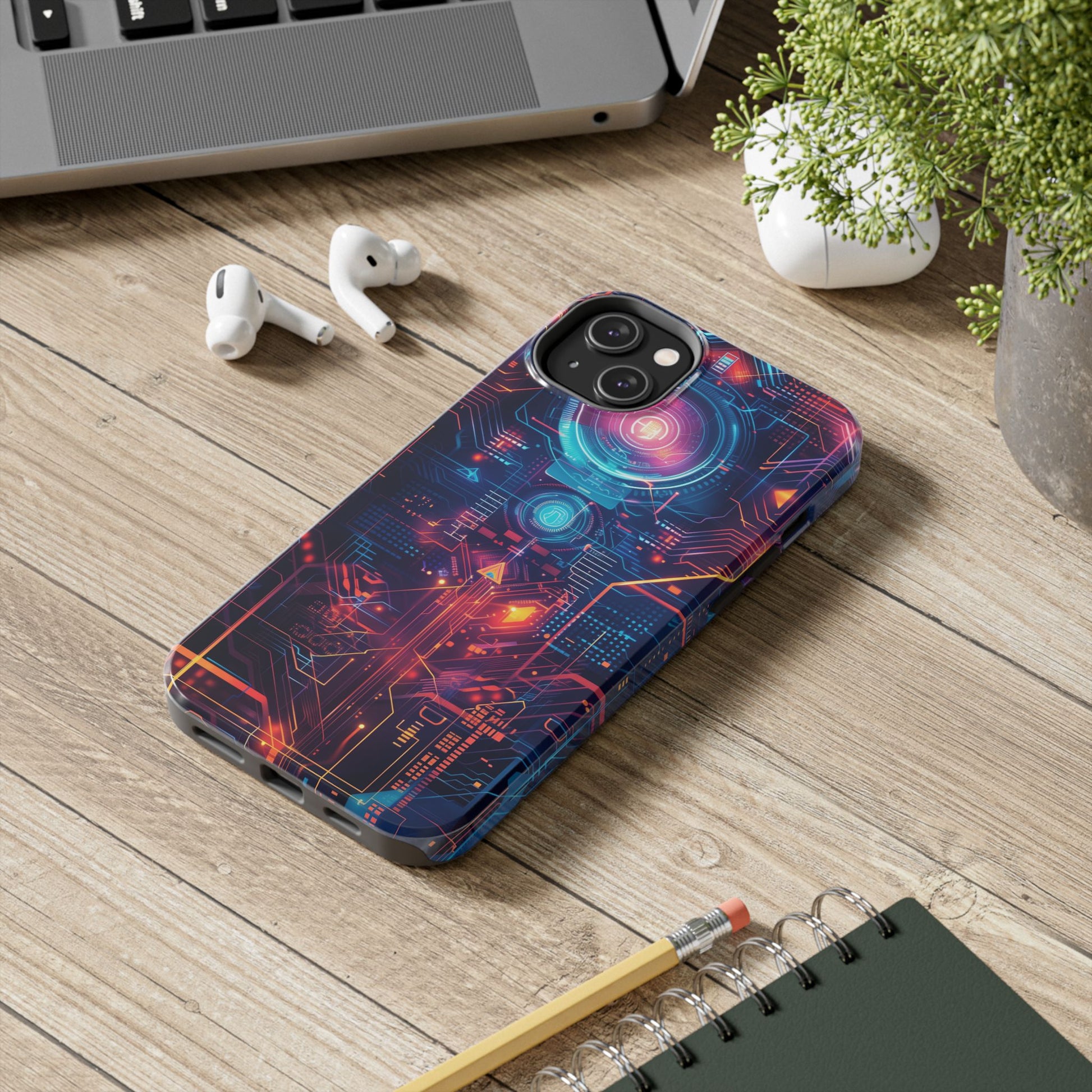 Circuit Board Phone Case, Futuristic Circuit Phone Case, High-Tech Gift, Custom Sci-Fi Phone Case, iphone 15 pro max
