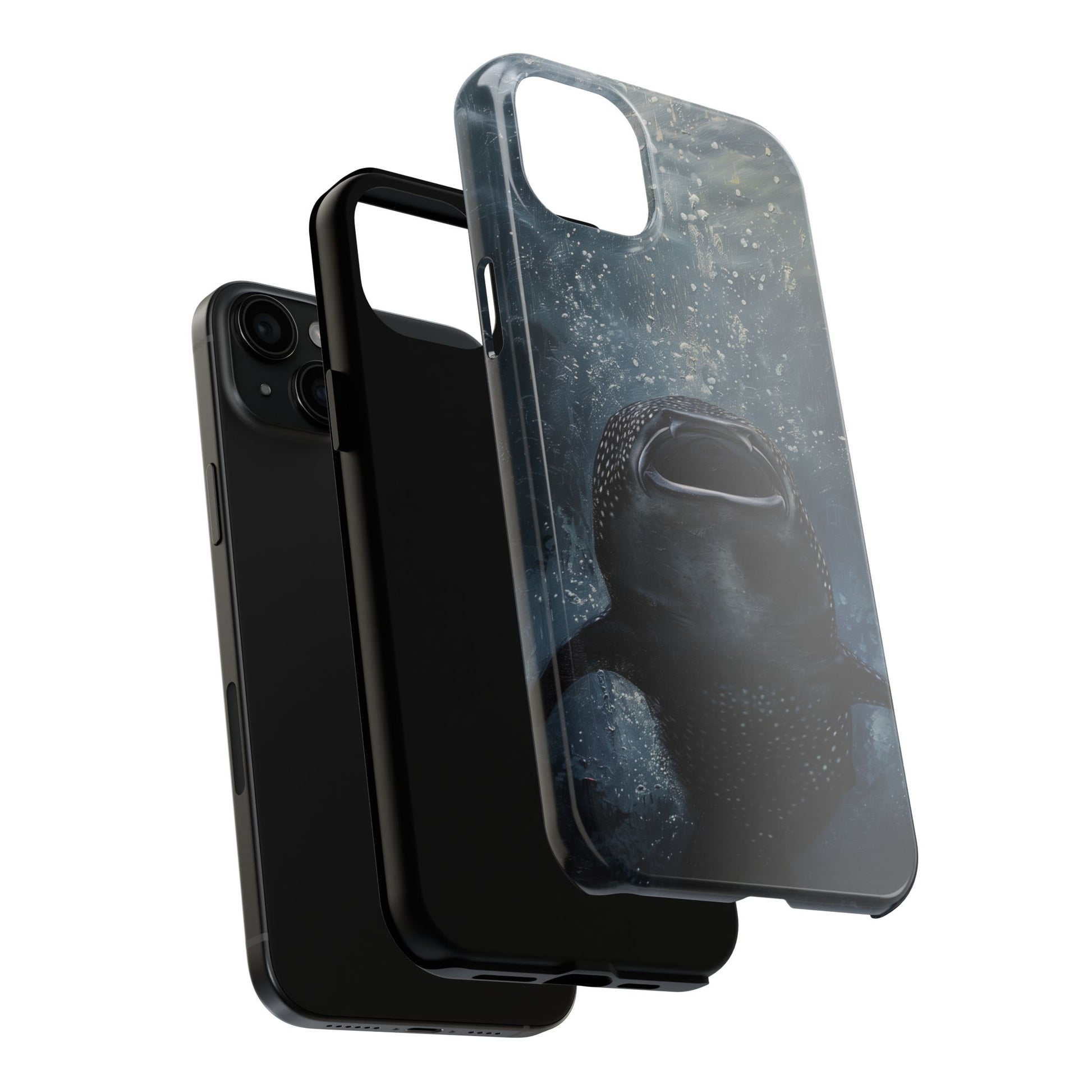 Rising Majesty: Whale Shark Feeding Tough Phone Case