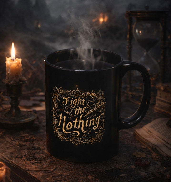The NeverEnding Story Gmork Coffee Mug | 11oz Ceramic | Fight the Nothing